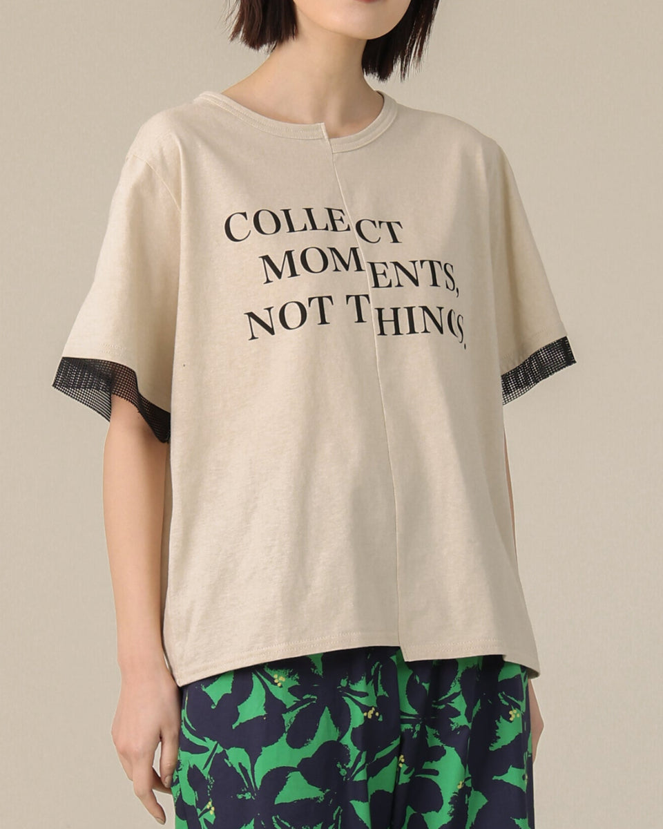 NONTOKYO(ノントーキョー)/プリントメッシュプルオーバー/一度着用 NON TOKYO（ノントーキョー）の「PRINT MESH PULLOVER（Tシャツ