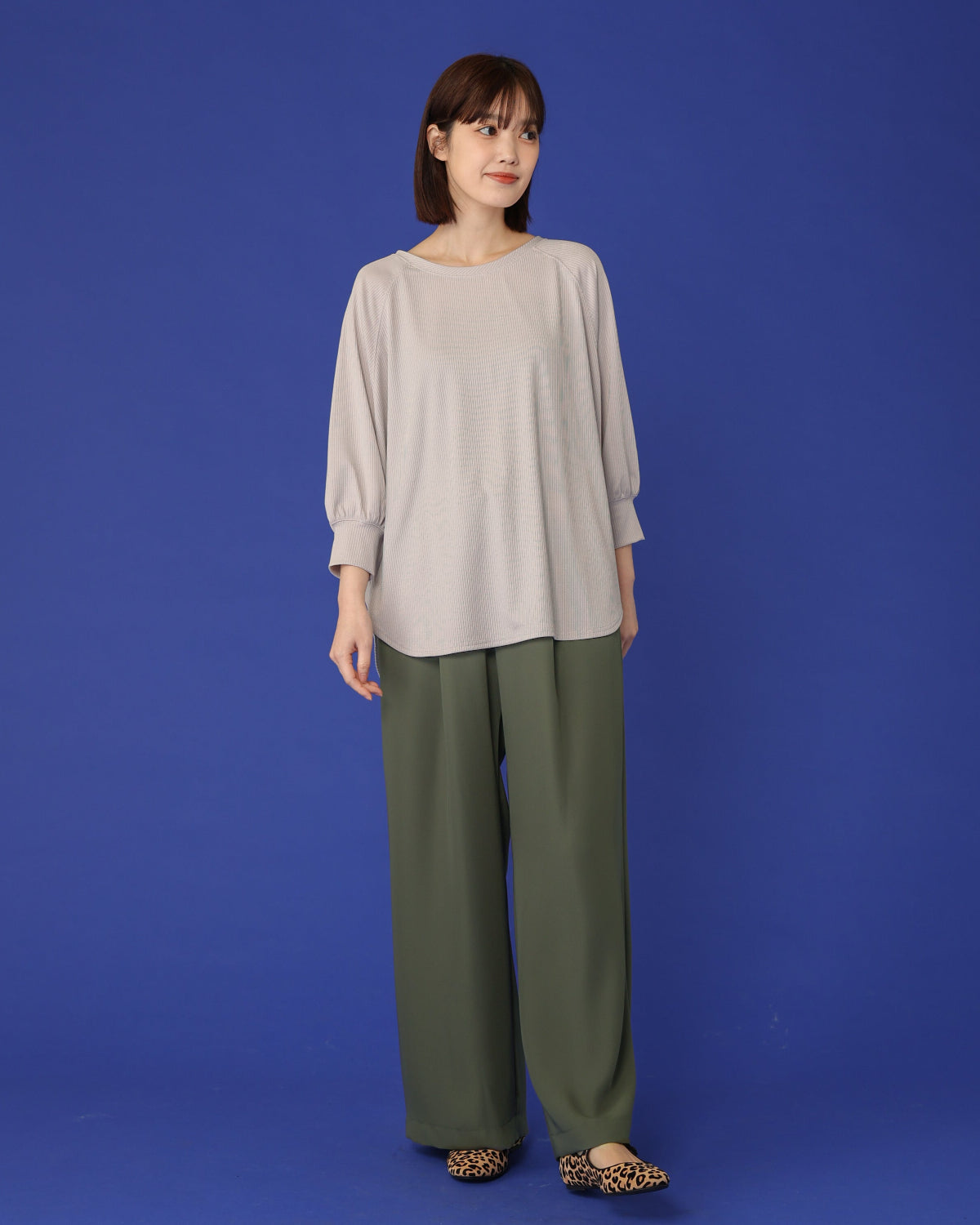 ダブルクロス ワイドパンツ（T256-87052） – trois