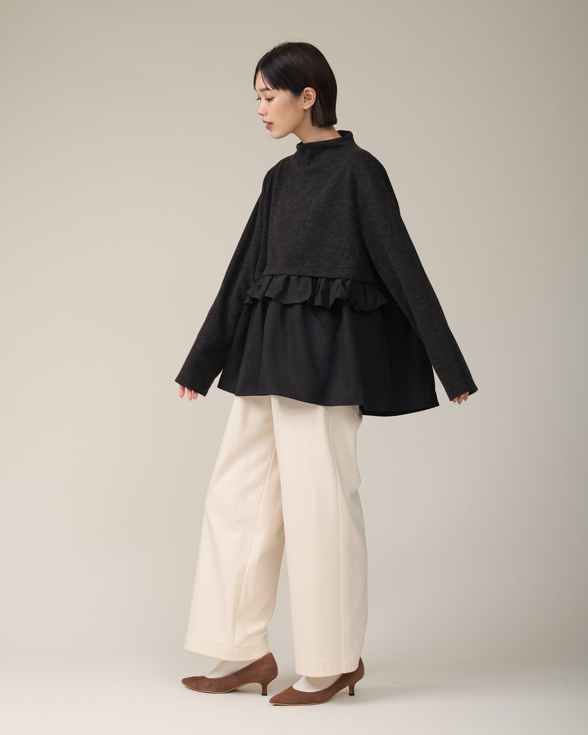 calorie 白ステッチ　クリーンテックパンツ ベストセラーファッション - calorie 白ステッチ クリーンテックパンツ