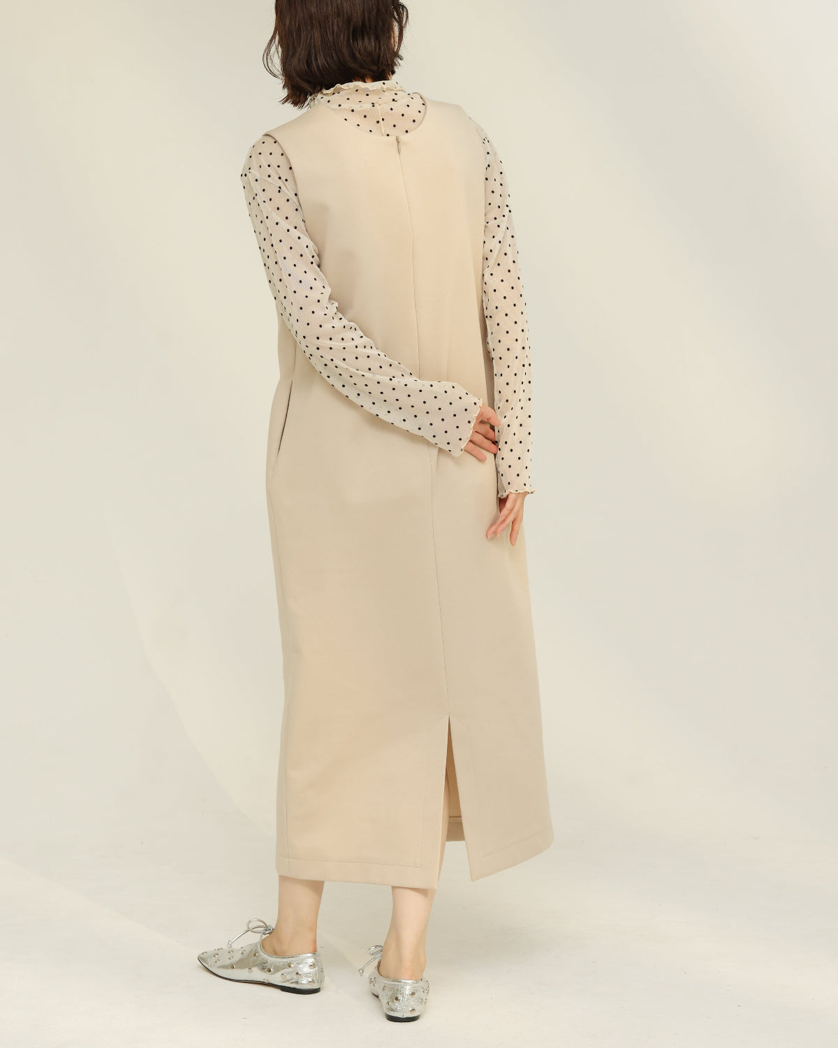 フロッキードットシアー ハイネックトップス（T261-82002） – trois