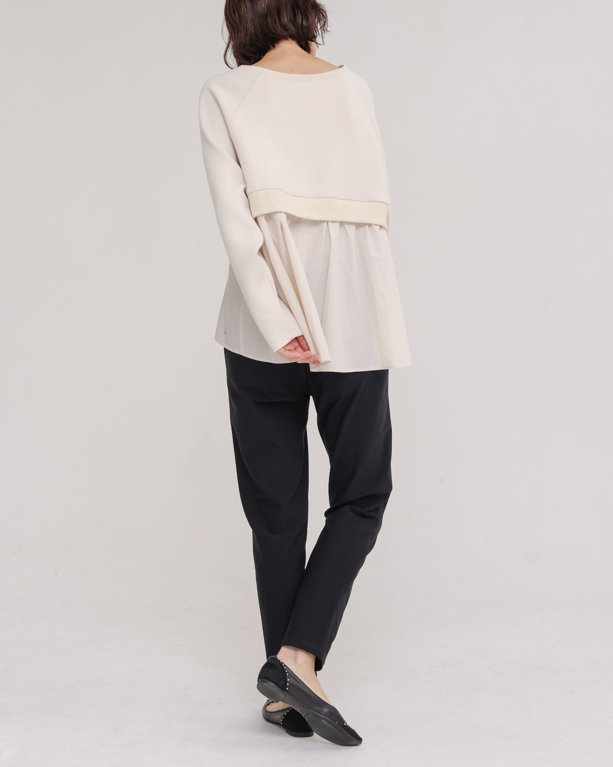 ハイテンションストレッチ 裏起毛テーパードパンツ (87026) – trois