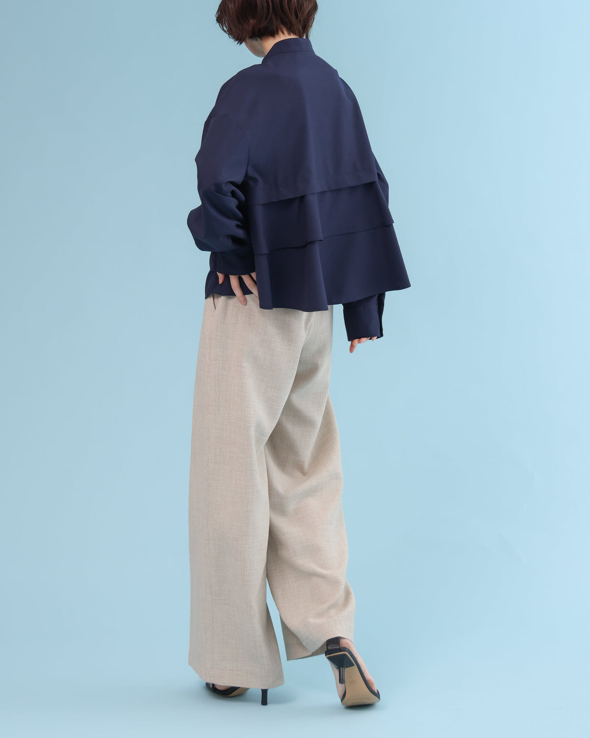 ECOバスケット タックワイドパンツ (T251-87050) – trois