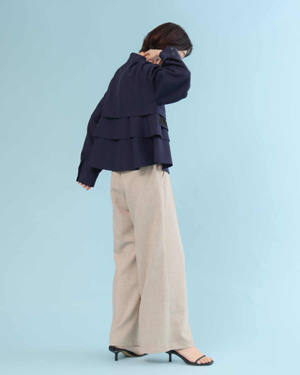 FUGA】フーガ 鬼ヒゲシワ加エストレッチタイトデニムパンツサイズ44