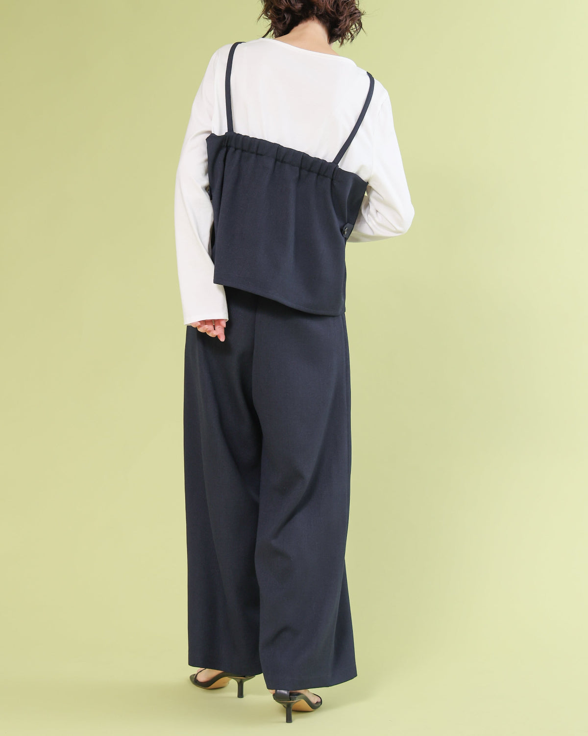 LINOTECH タックワイドパンツ（T251-87023） – trois