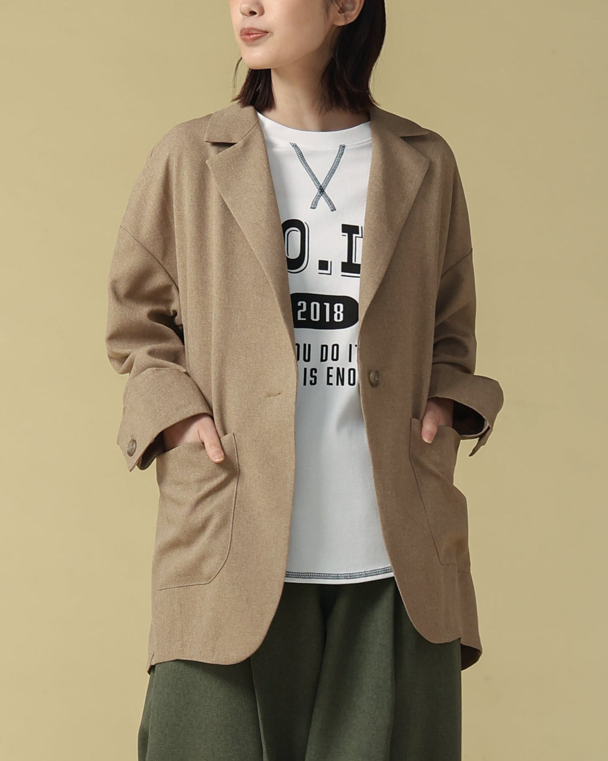 トロピカル テーラードジャケット（T256-83043） – trois