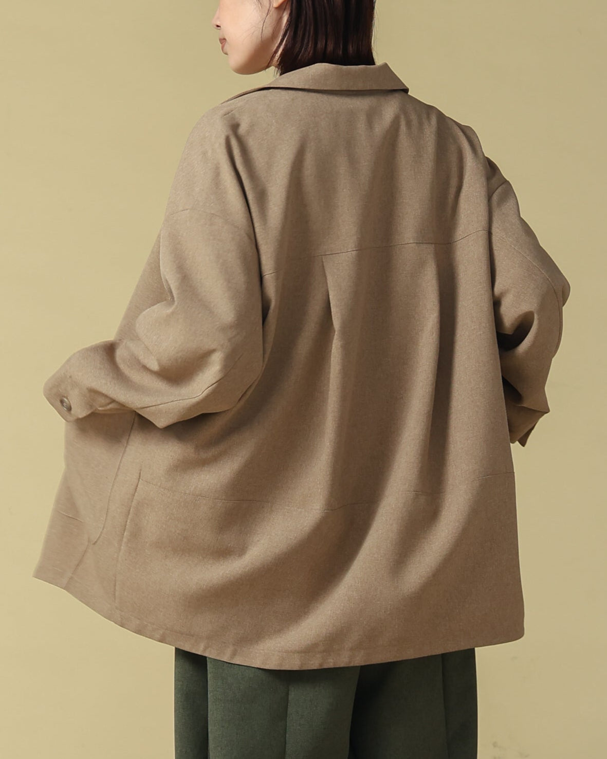 【美品】UJOH ショートスリーブ テーラードジャケット トロピカルウール 3 UJOH（ウジョー）の「STUDIOUS別注 SHORT SLEEVE JACKET（テーラード