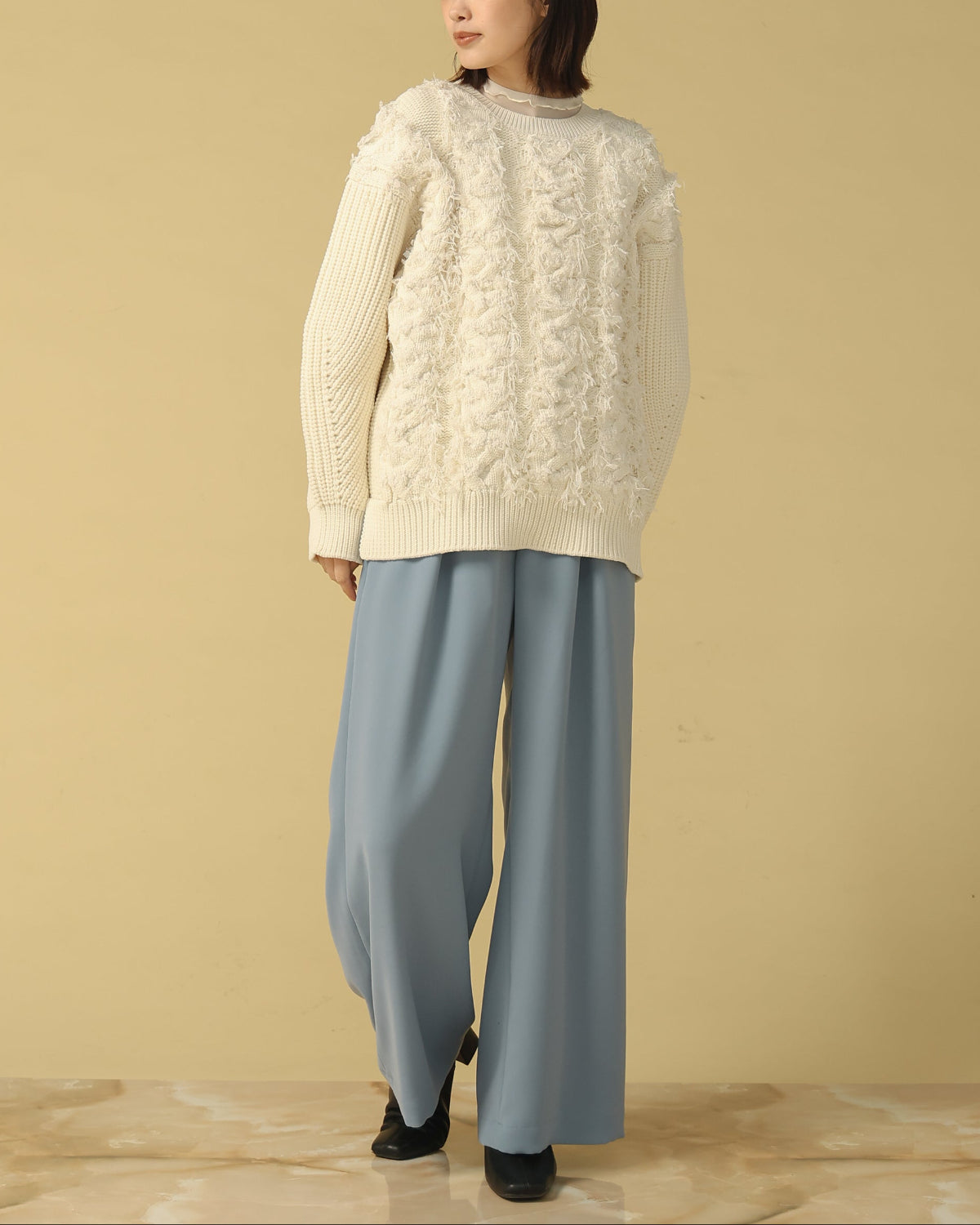 パンツ (Milky) XEXYMENS XMMTP03J1 ストレッチライト ジョガーパンツ + レギンス