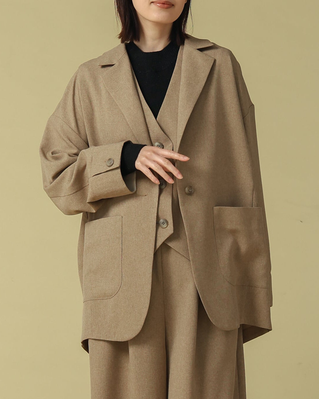 トロピカル テーラードジャケット（T256-83043） – trois