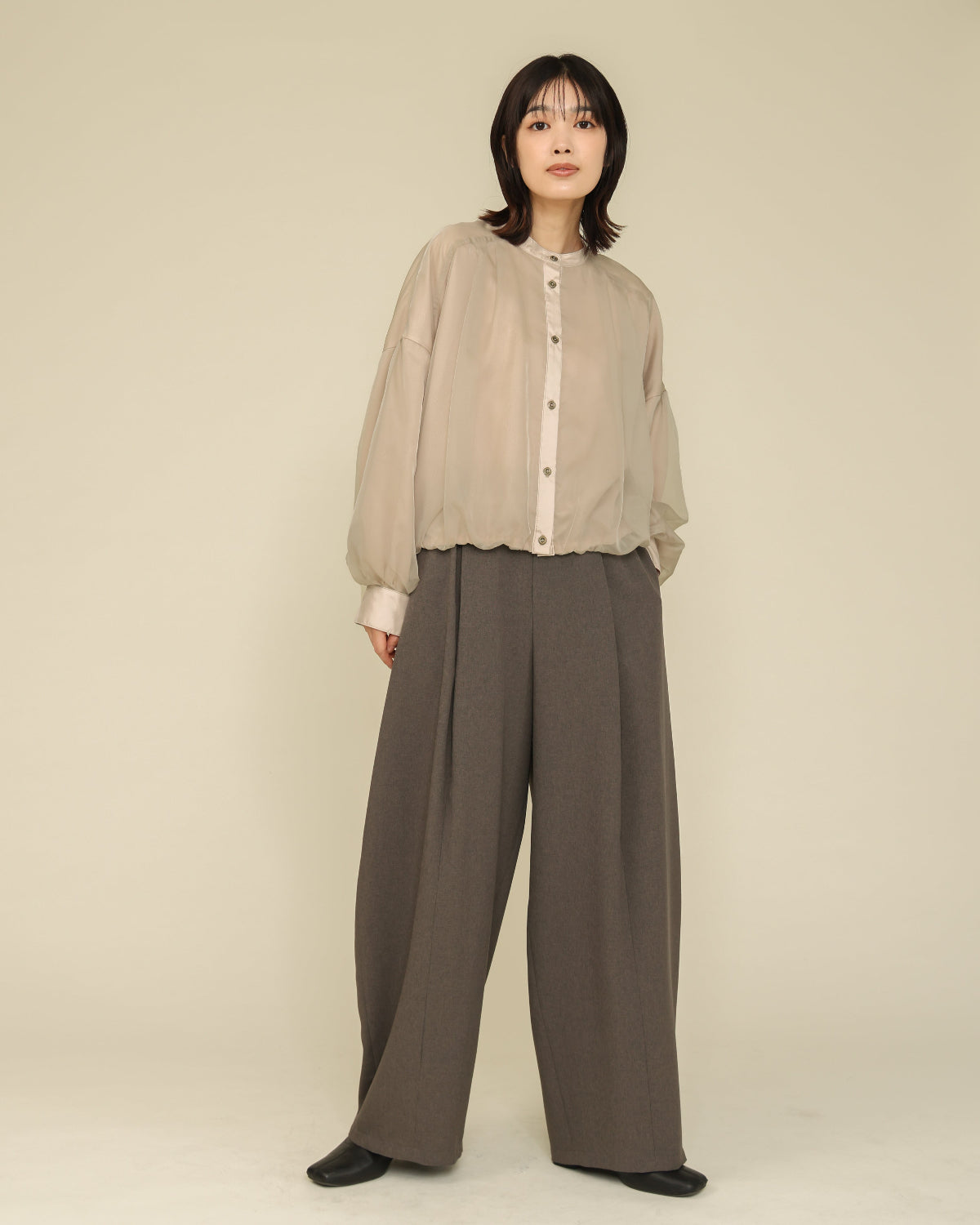 &ellecy 蓮　ハス　ブラウス クラシカル・ブラウス （シャツ・ブラウス）｜Bilitis dix-sept ans