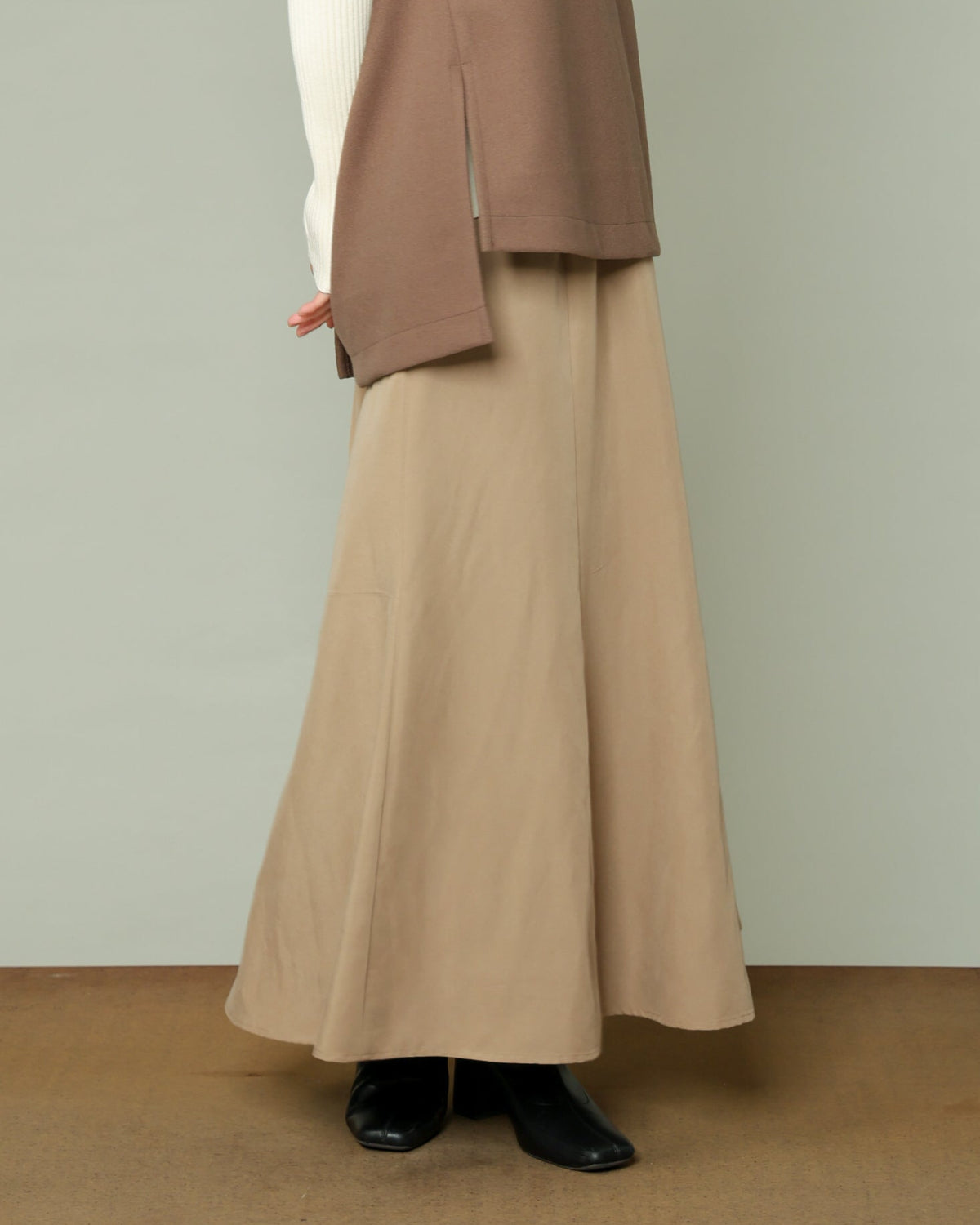 troisトロワ♡ストレッチツイル×シルケット天竺 ビスチェ　セットアップ troisトロワ♡ストレッチツイル×シルケット天竺 ビスチェ