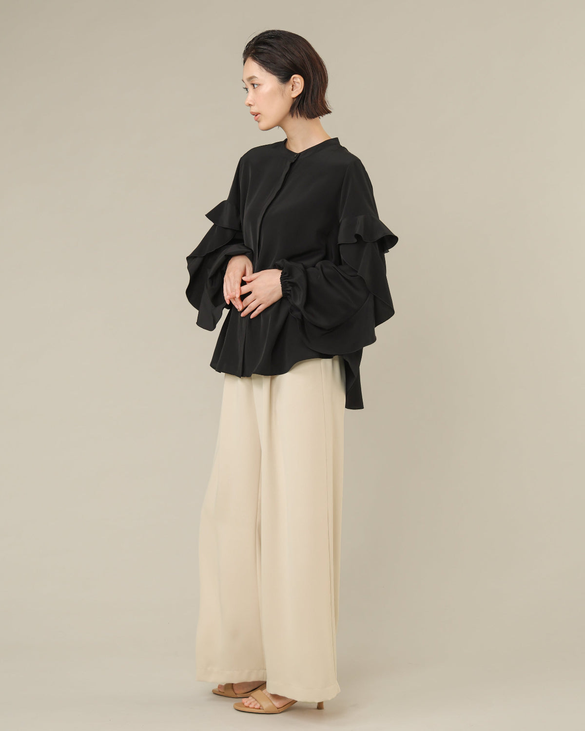 ダブルクロス ワイドイージーパンツ（T261-87014） – trois