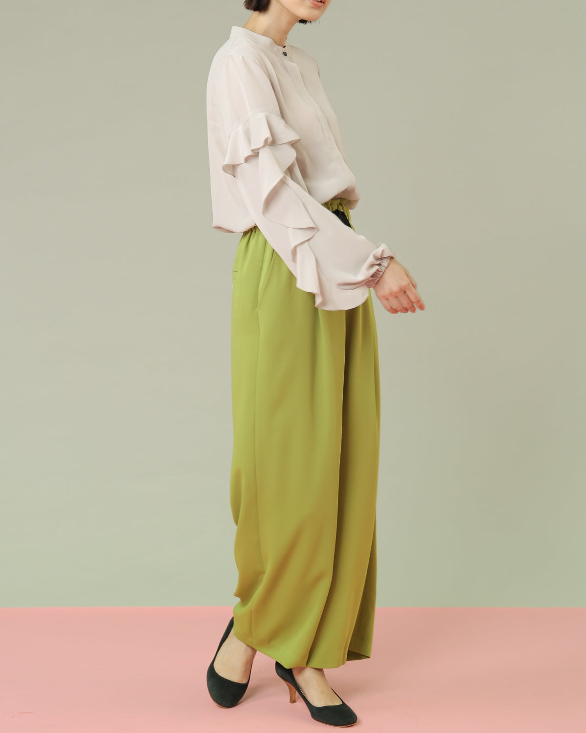 ダブルクロス ワイドイージーパンツ（T261-87014） – trois