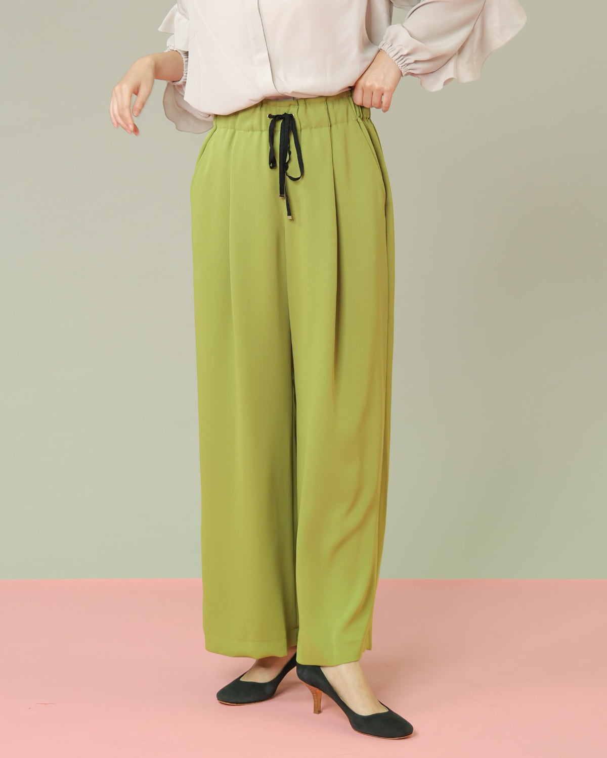 ダブルクロス ワイドイージーパンツ（T261-87014） – trois