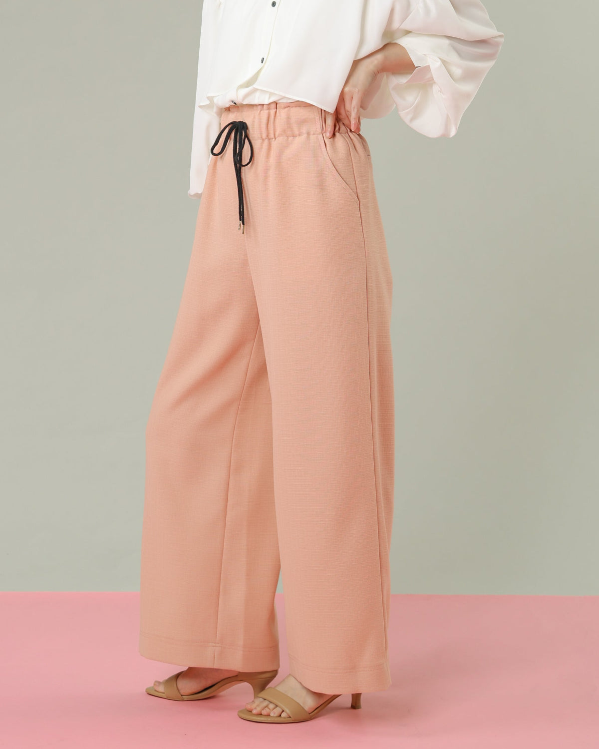 ECOスラブブッチャー ワイドパンツ（T261-87008） – trois
