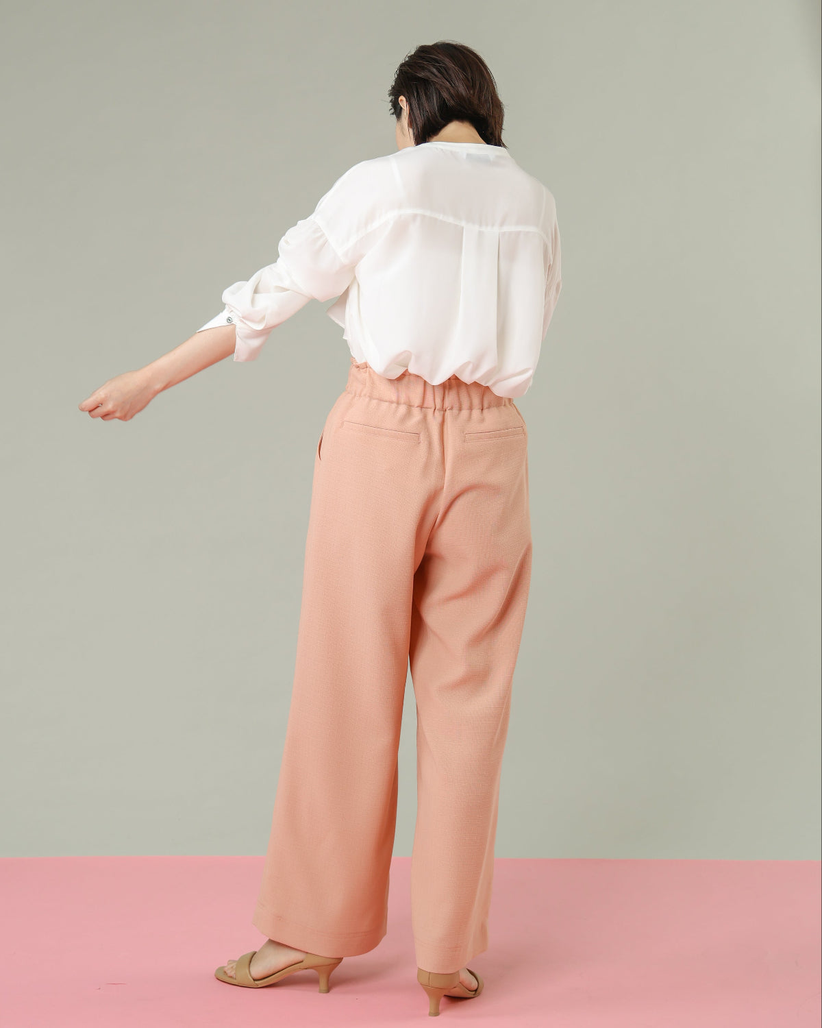 ECOスラブブッチャー ワイドパンツ（T261-87008） – trois