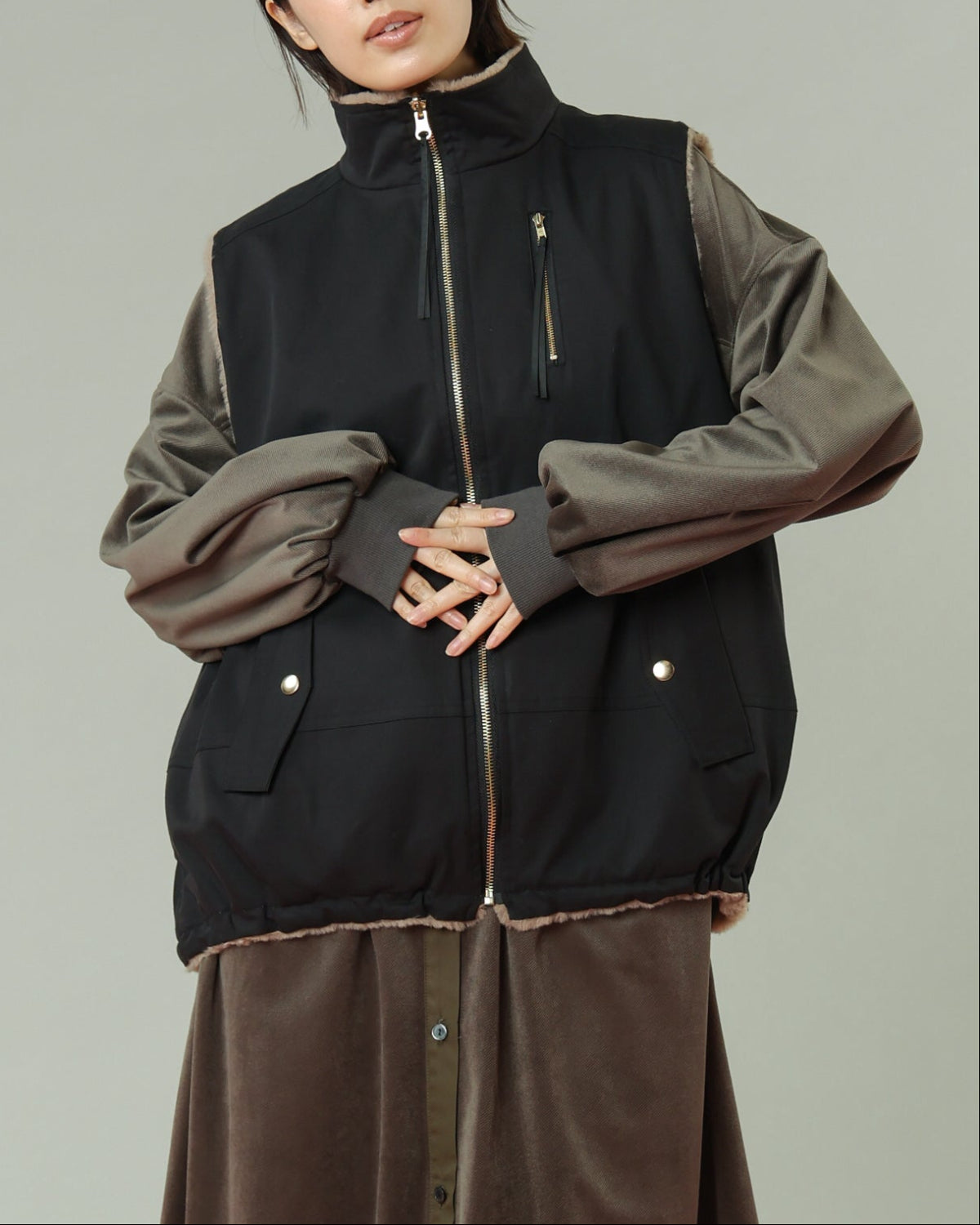 最終価格　トロア　バックプリーツGジャン New item – trois