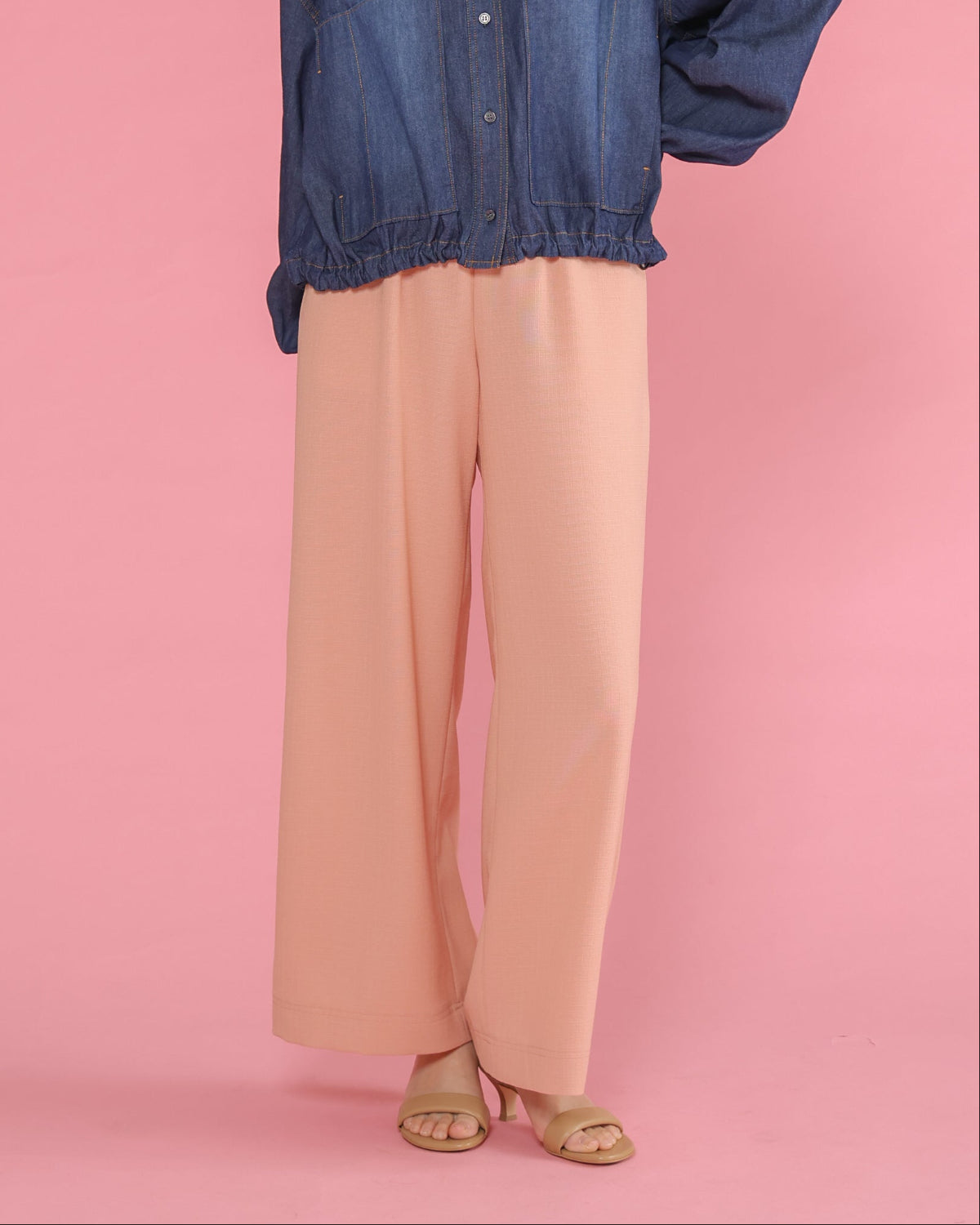 ECOスラブブッチャー ワイドパンツ（T261-87008） – trois