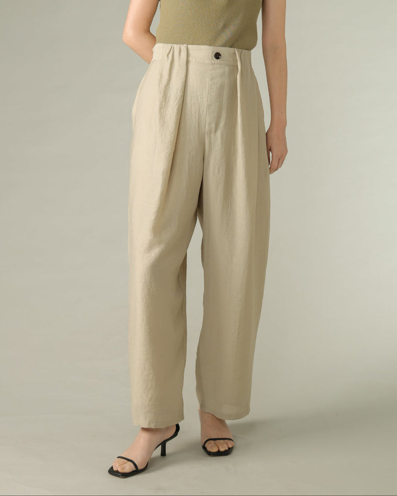 ビンテージワッシャー タックワイドパンツ（T261-87045） – trois