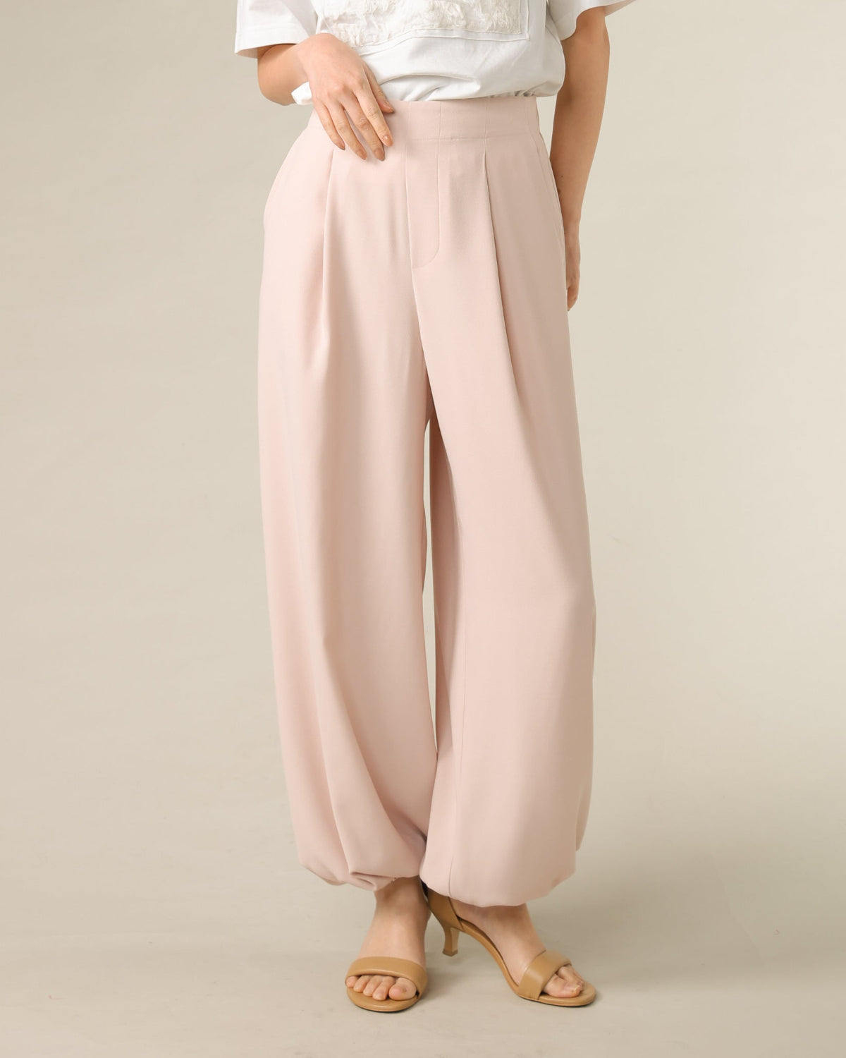 ジョーゼット テーパードパンツ（T261-87049） – trois