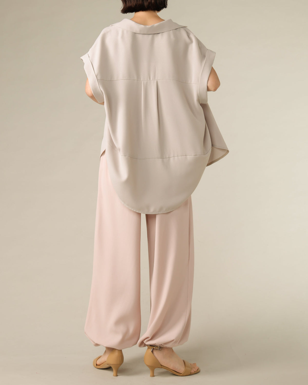 ジョーゼット フレンチスリーブシャツ（T261-83049） – trois