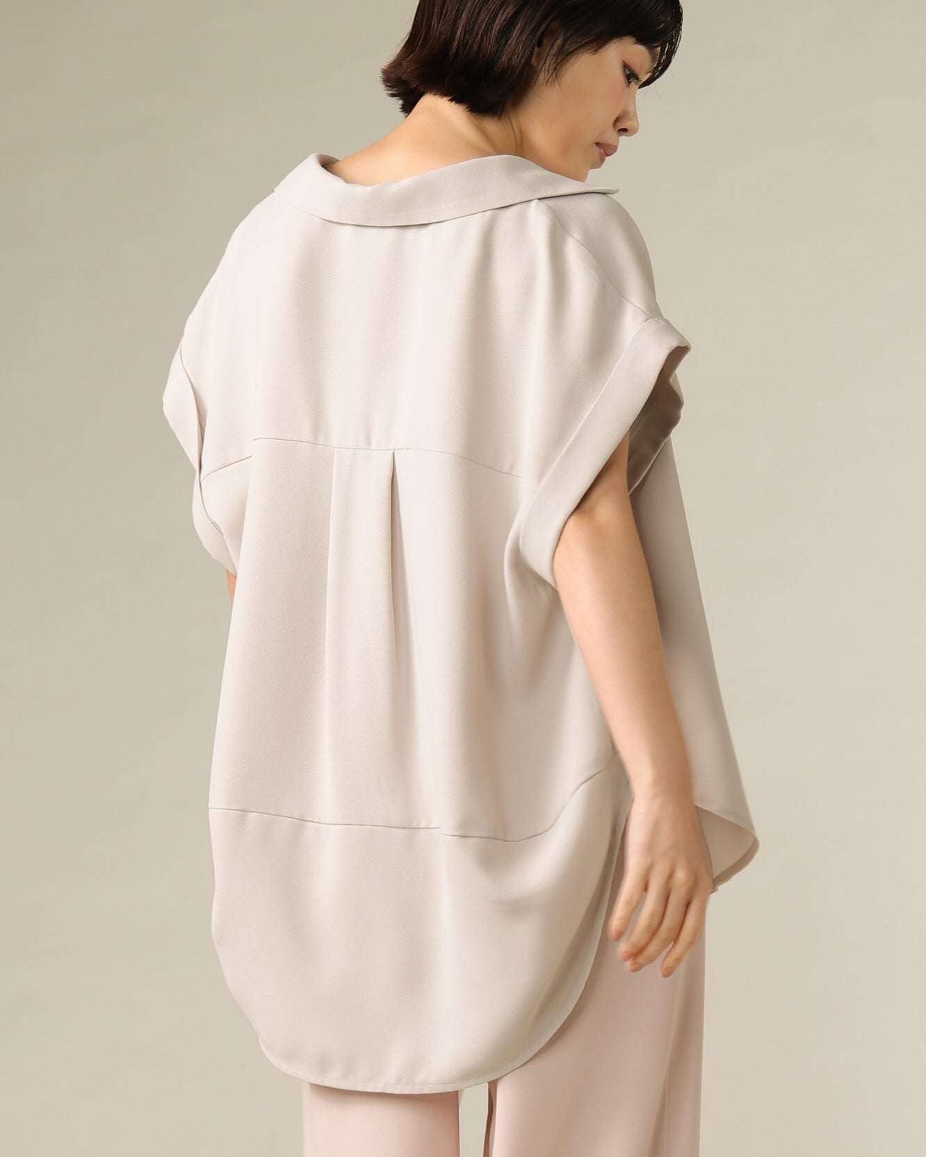ジョーゼット フレンチスリーブシャツ（T261-83049） – trois