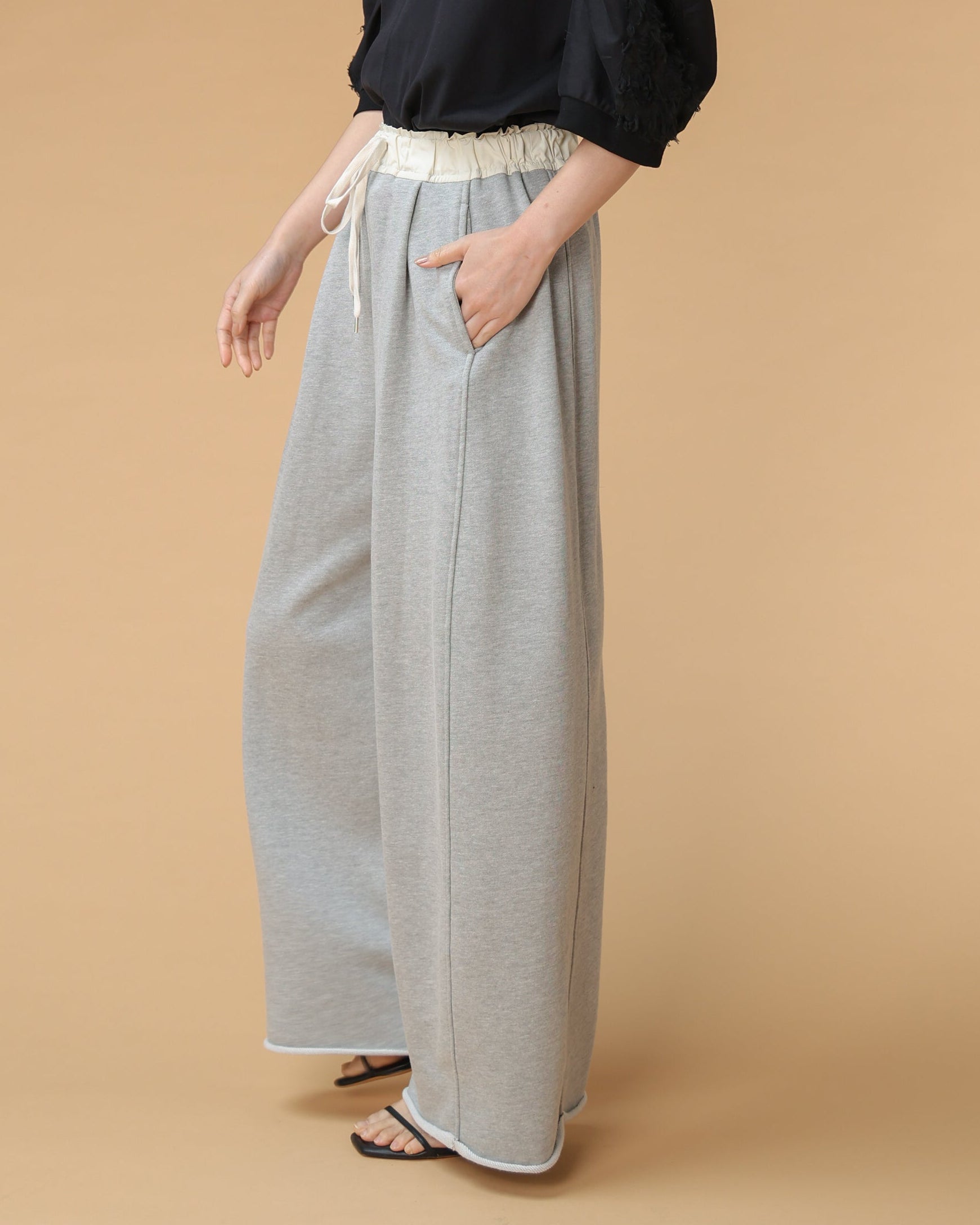 裏毛 ワイドパンツ（T261-87054） – trois