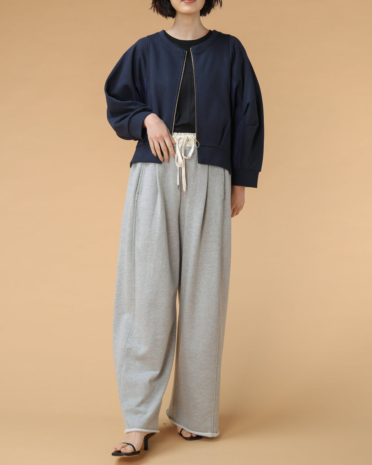 裏毛 ワイドパンツ（T261-87054） – trois