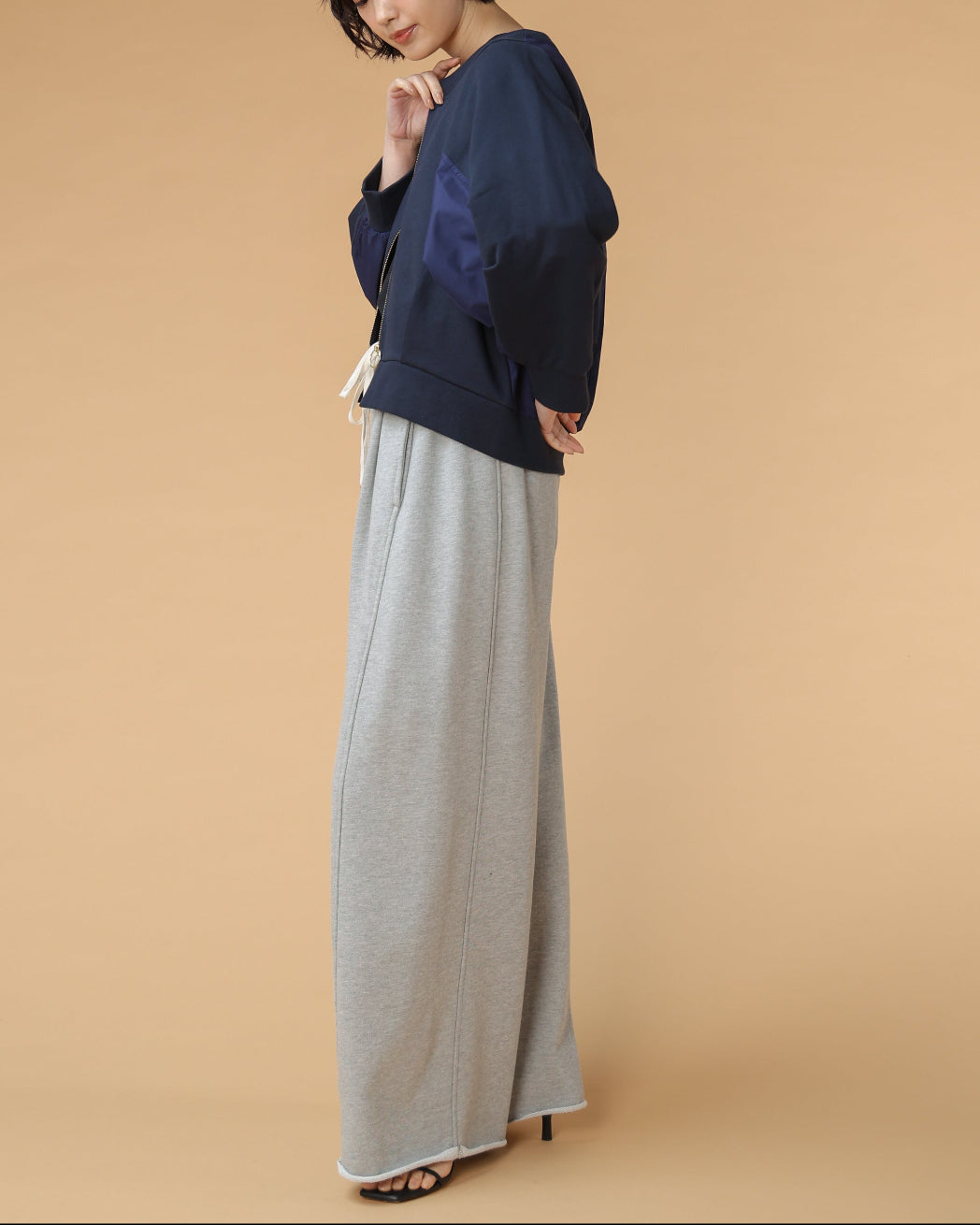 裏毛 ワイドパンツ（T261-87054） – trois