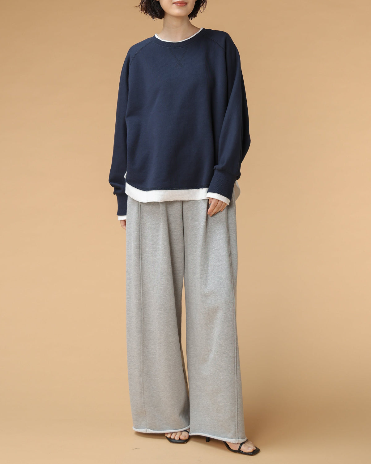裏毛 ワイドパンツ（T261-87054） – trois