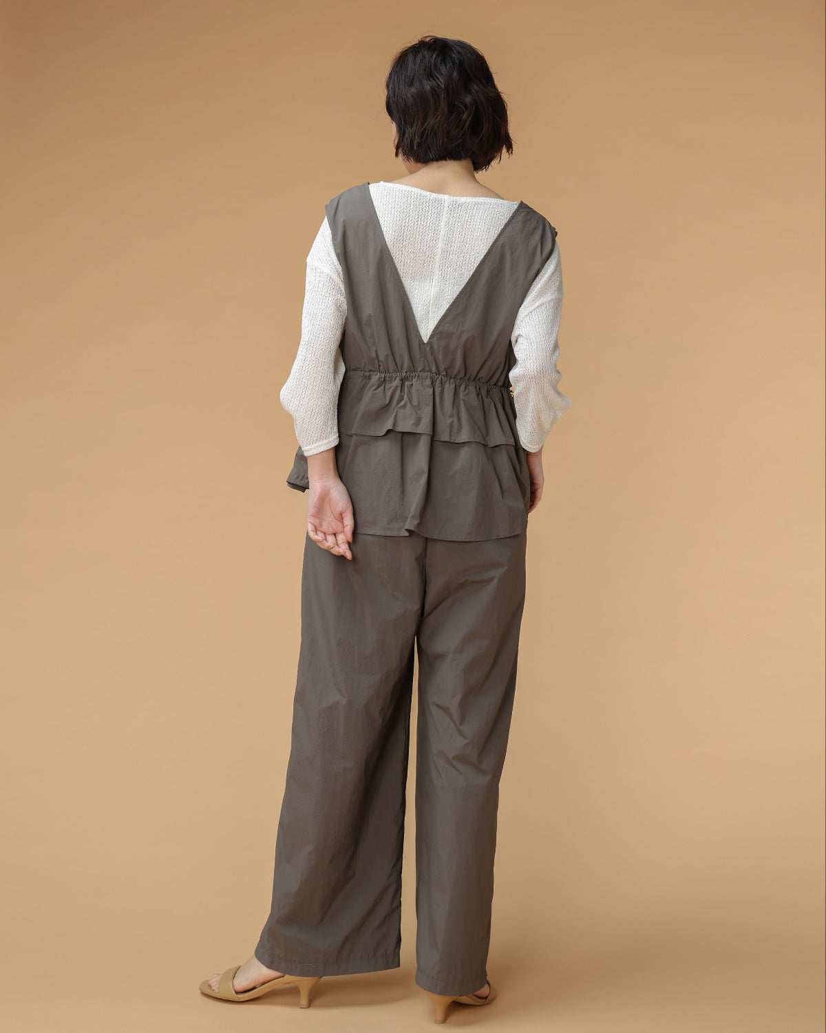 ナイロン フリルサロペット（T261-87040） – trois
