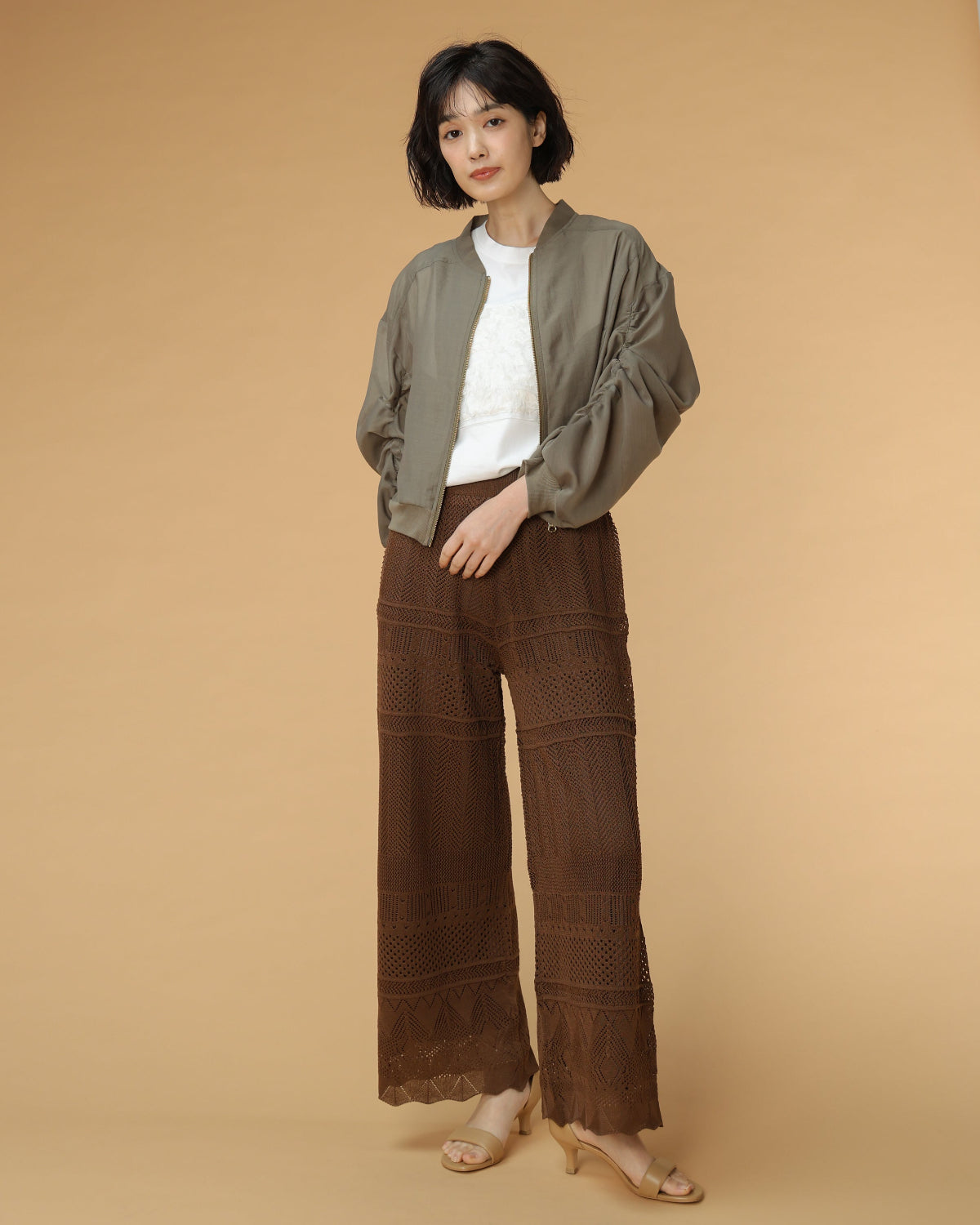 ヴィンテージスパンボイル ジップブルゾン（T261-83053） – trois