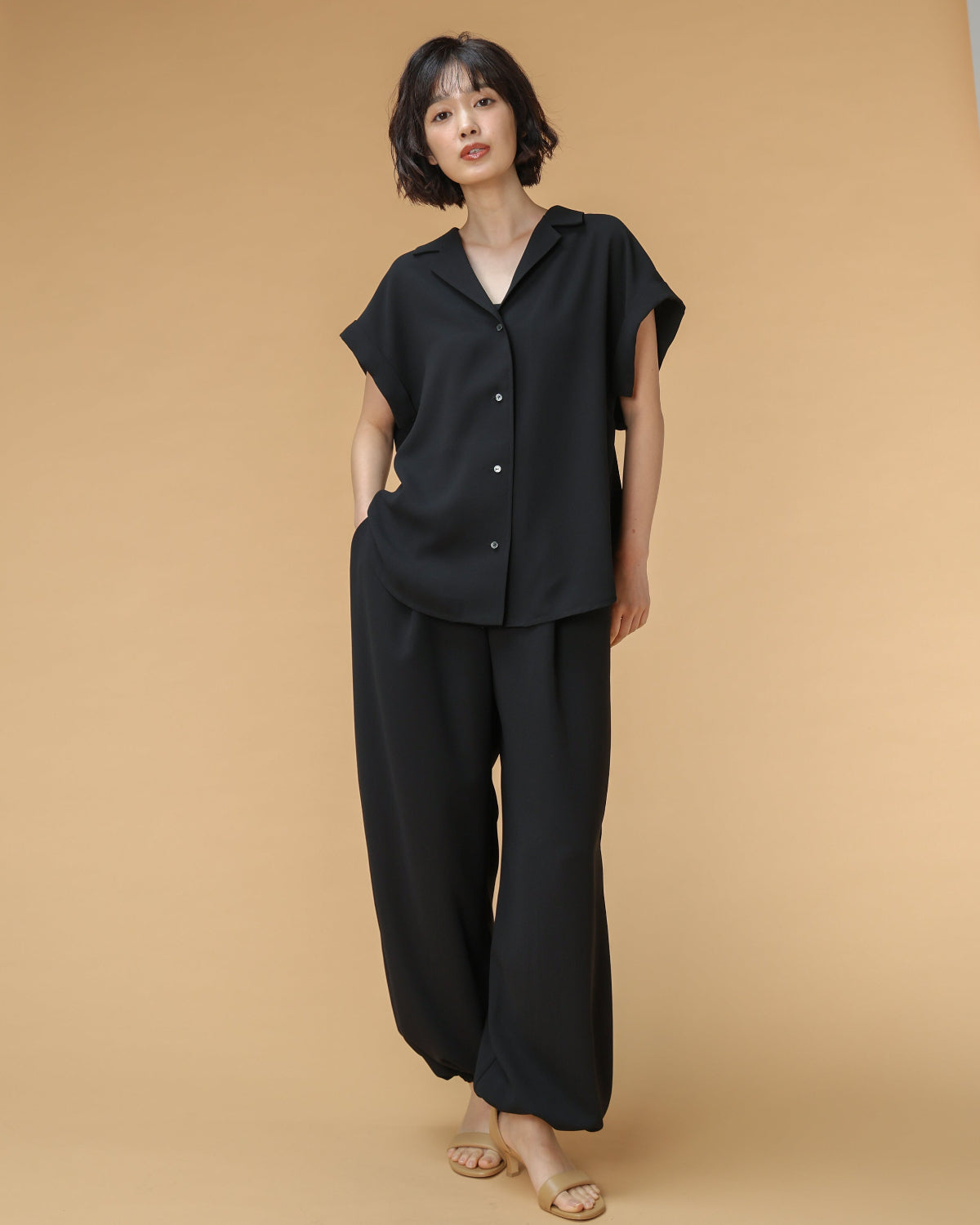 ジョーゼット テーパードパンツ（T261-87049） – trois