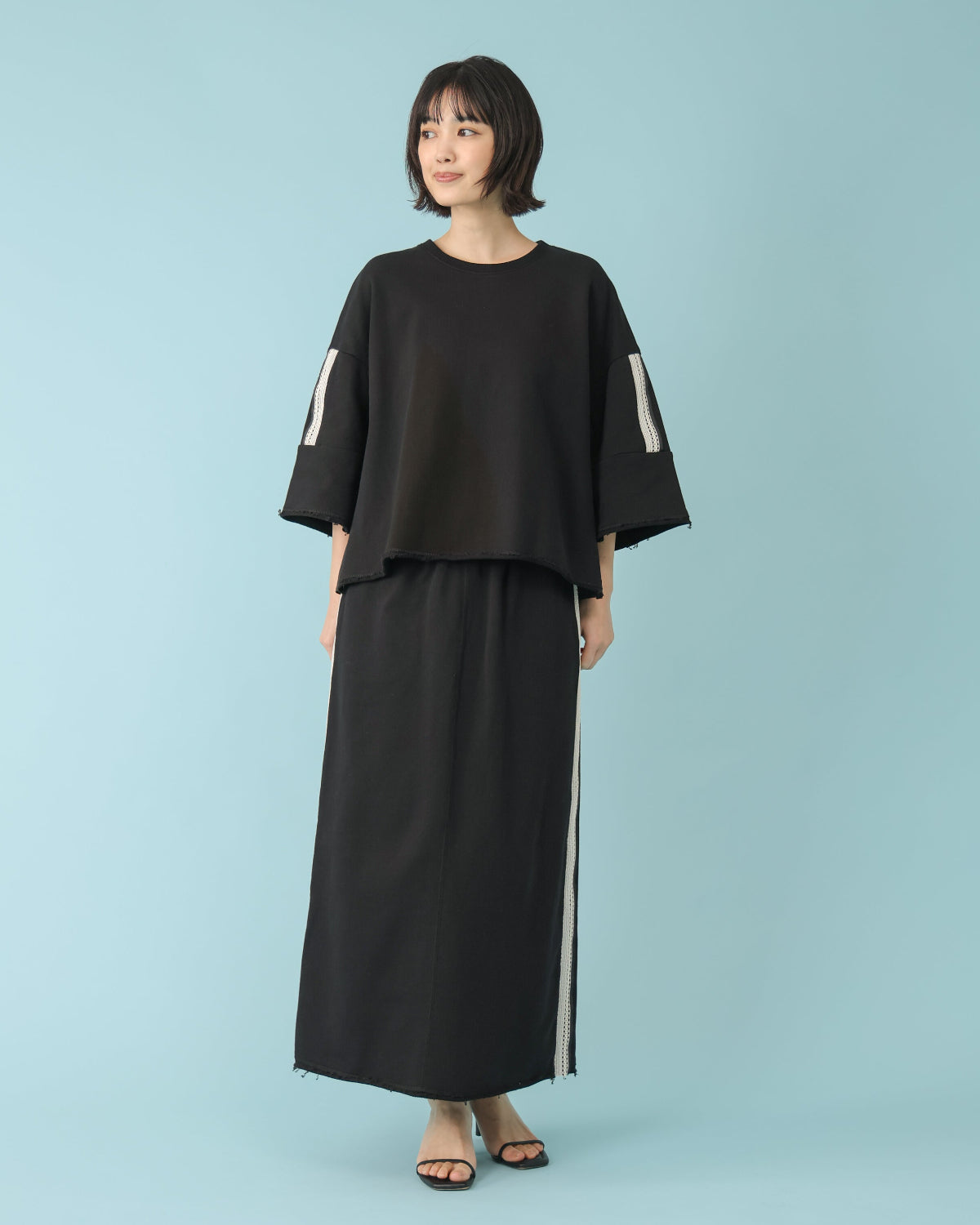 裏毛 タイトラインスカート（T261-86062） – trois