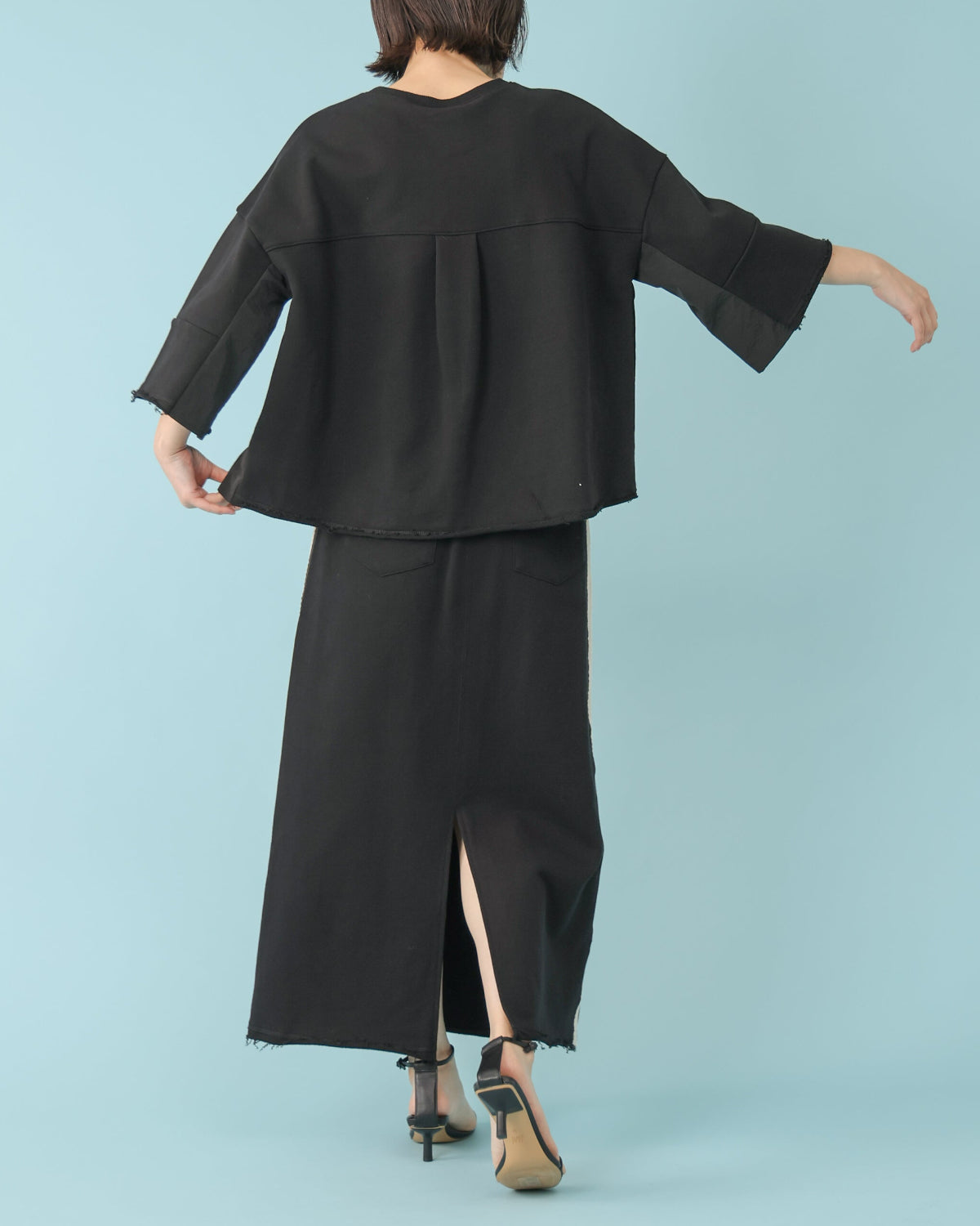 裏毛 タイトラインスカート（T261-86062） – trois