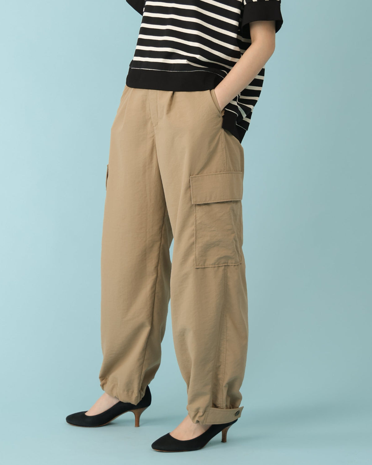 スパンボイルワッシャー カーゴパンツ（T261-87074） – trois