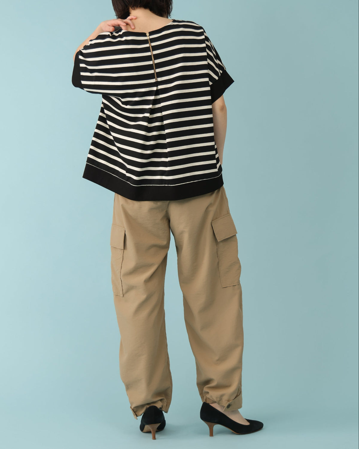 スパンボイルワッシャー カーゴパンツ（T261-87074） – trois