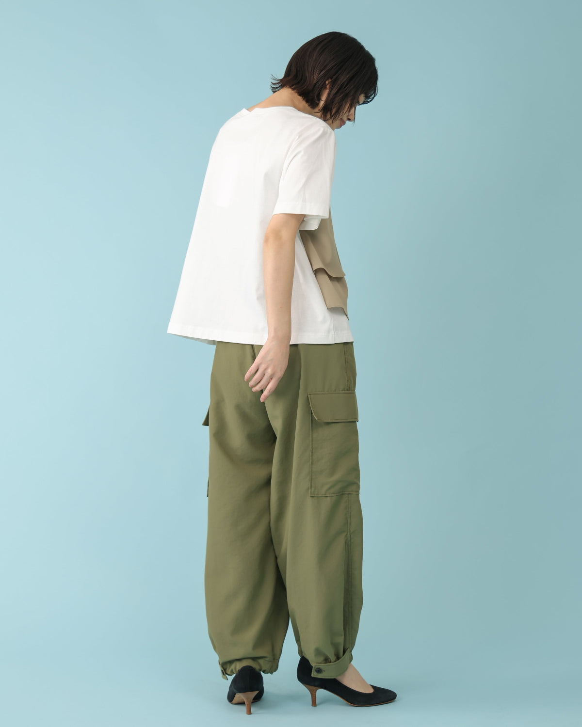 スパンボイルワッシャー カーゴパンツ（T261-87074） – trois