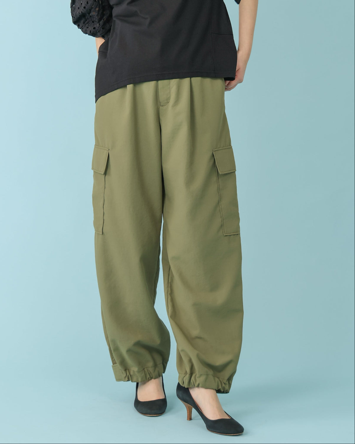 スパンボイルワッシャー カーゴパンツ（T261-87074） – trois
