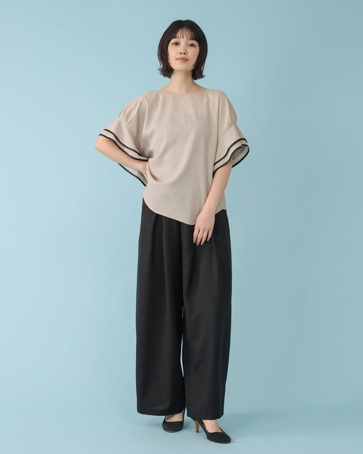 ダック ECOバスケット タックパンツ（T261-87070） – trois