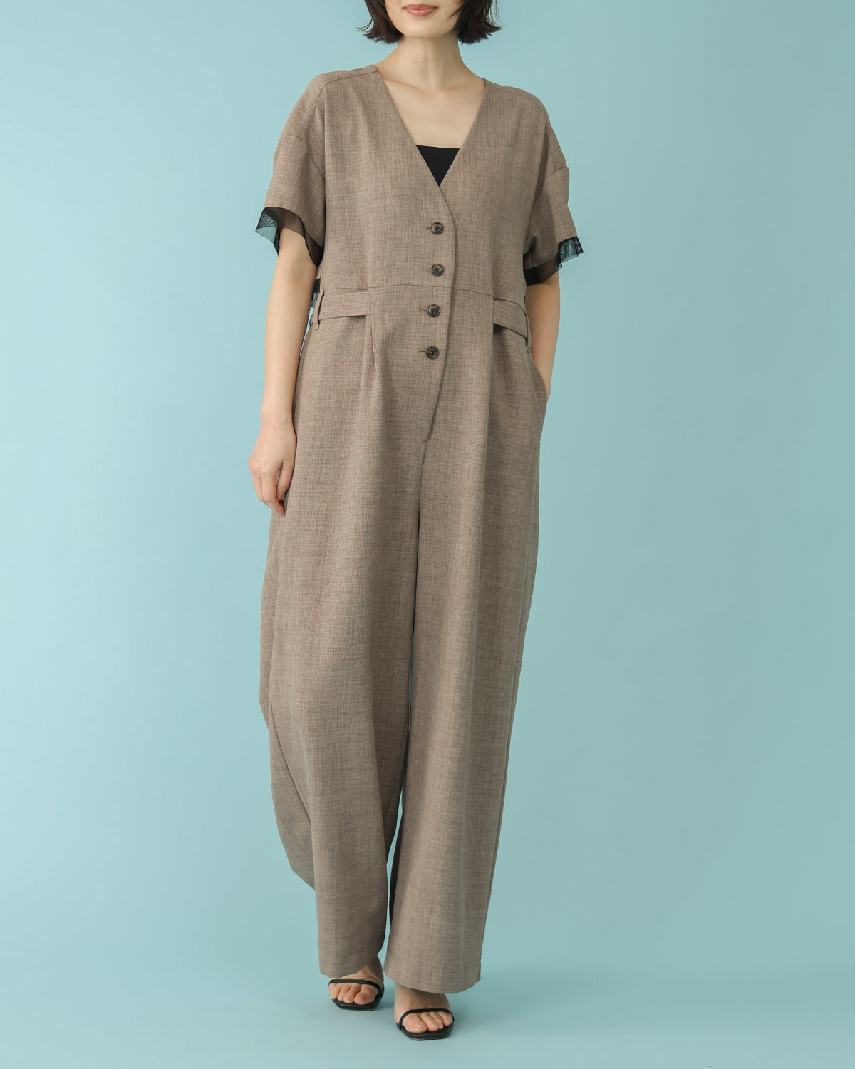 Reflaxキャンバス バックフラップオールインワン（T261-87063） – trois