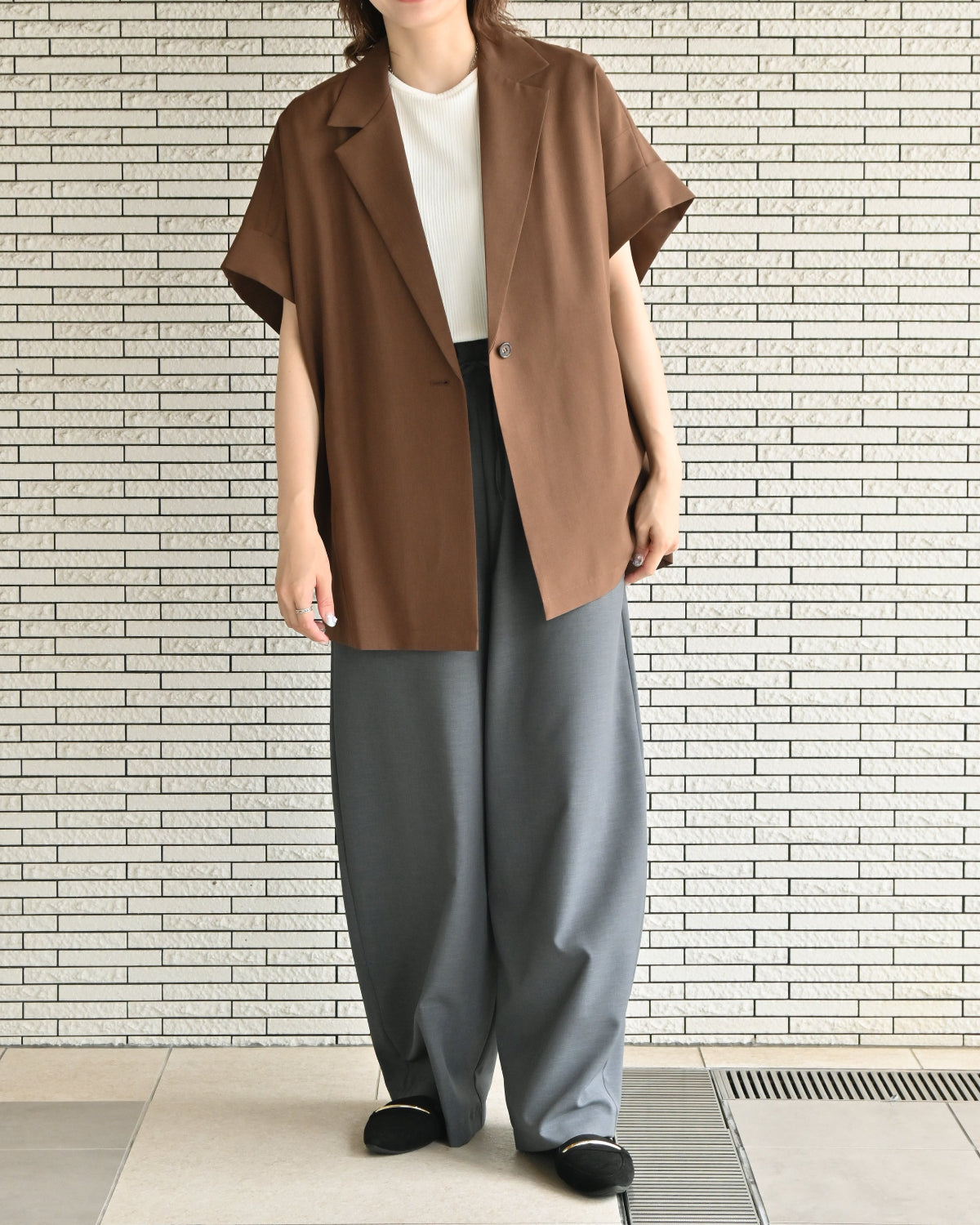 ウェザークロス フレンチスリーブライトジャケット（T266-83001） – trois