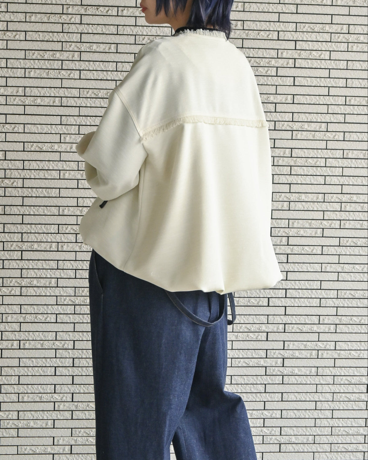 ECOスラブツイード バルーンZIPブルゾン（T261-83012） – trois