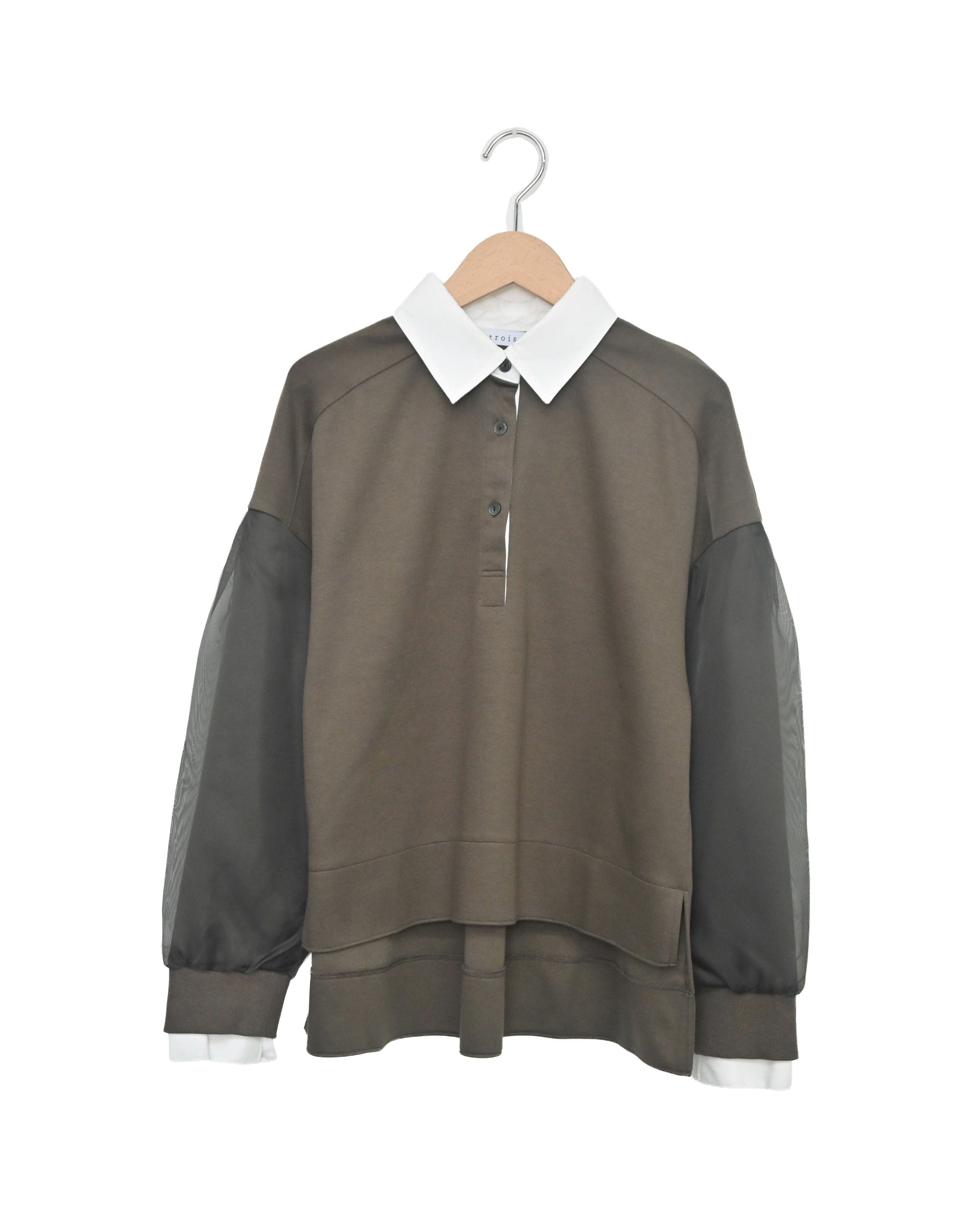オーガニックダンボール ラガーシャツ（T266-82040） – trois
