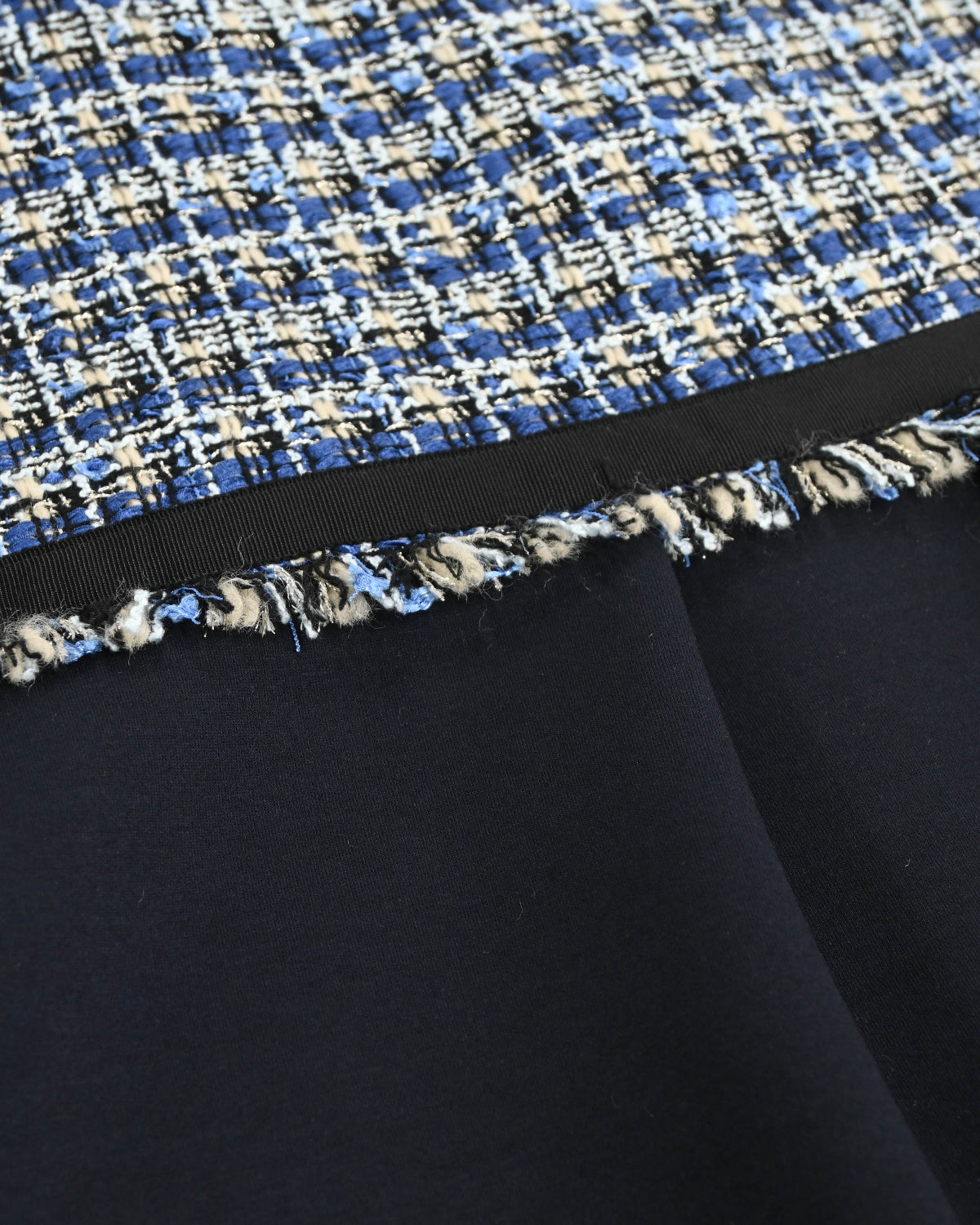 MIXツイード×ダンボール フリンジジレ（T256-83003） – trois