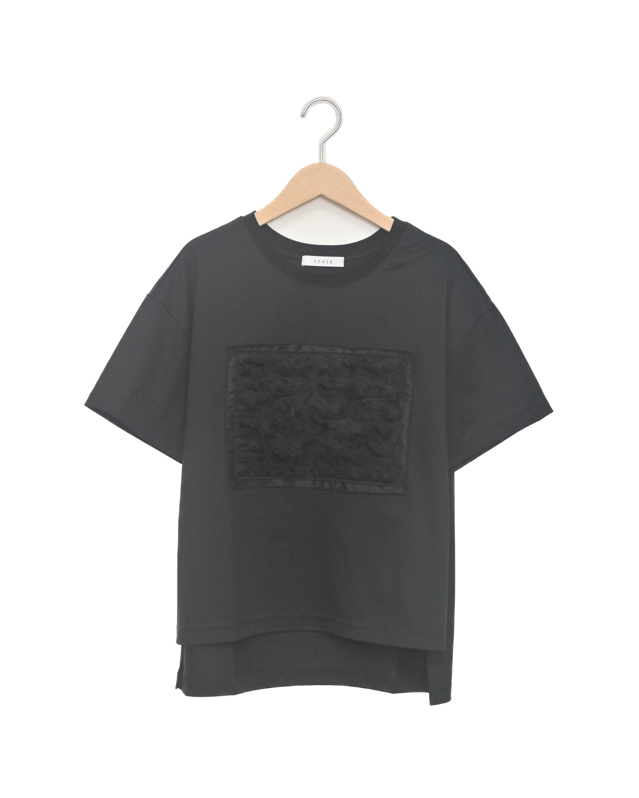 未使用】45R ガーゼ天竺の梅とウグイスTシャツ フリーサイズ 未使用