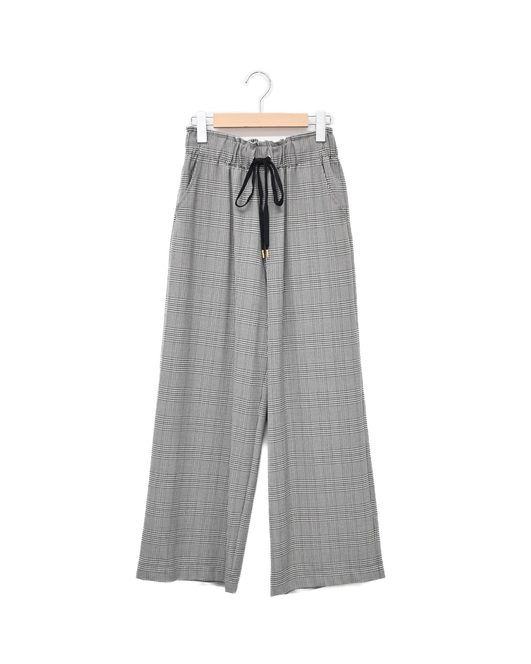 グレンチェック ワイドパンツ（T246-87008） – trois