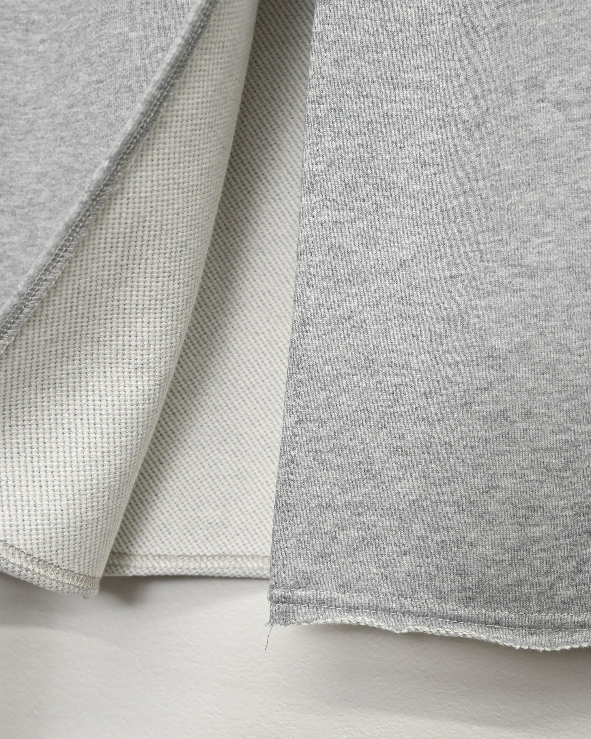 シフォンフリンジレース×裏毛 サイド切替ロングスカート（T261-86003