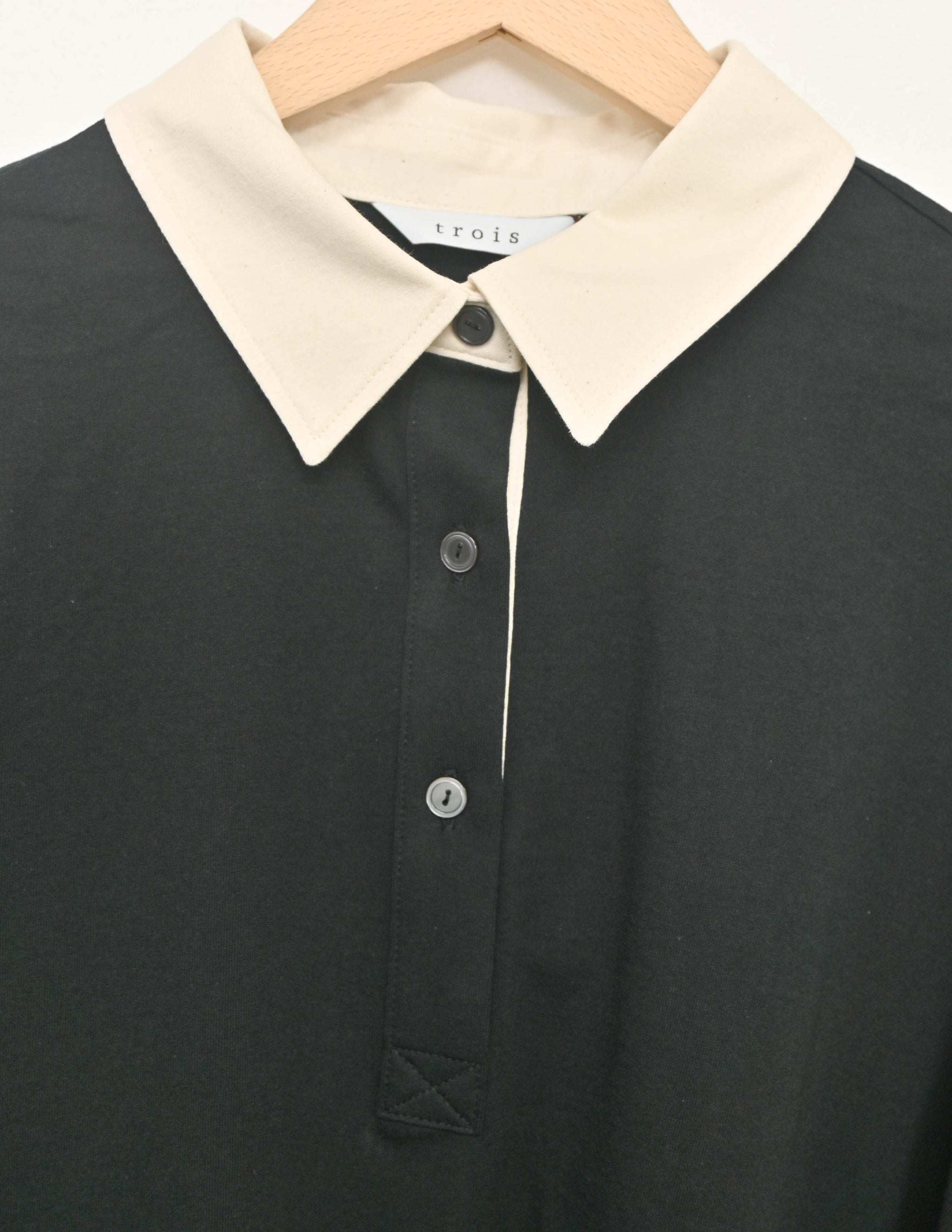 天竺 レイヤードポロトップス（T261-82072） – trois