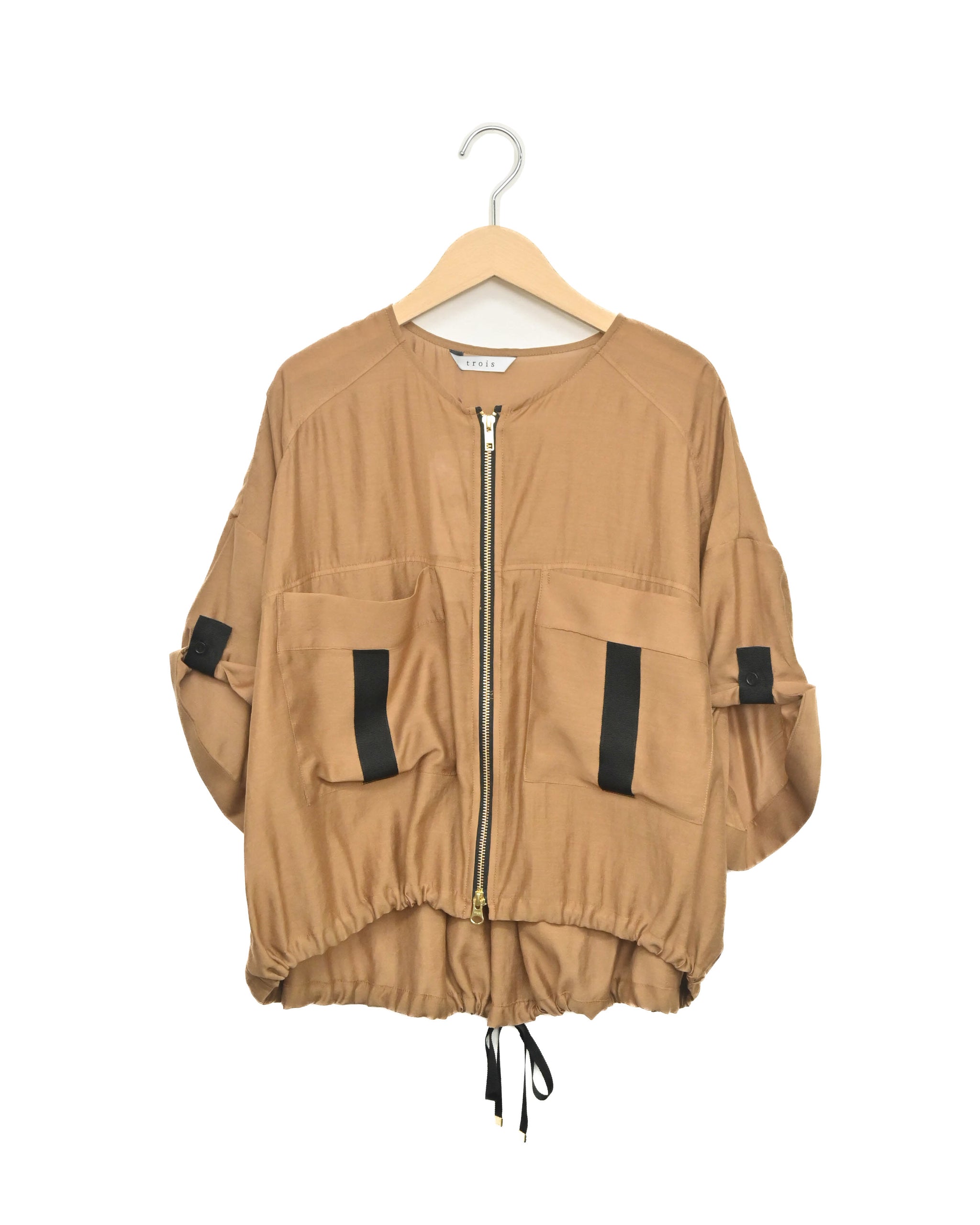 ビンテージワッシャー ZIPブルゾン（T261-83046） – trois