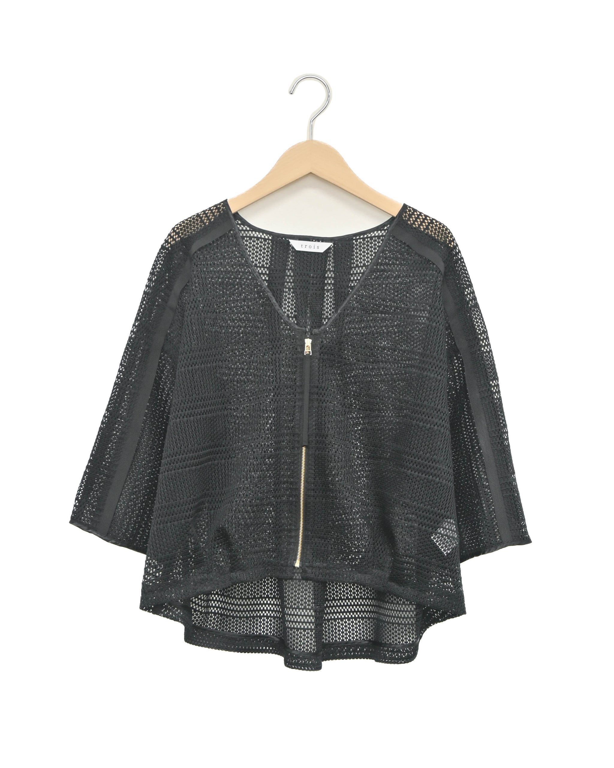 ラッセルレース ZIPブルゾン（T261-83065） – trois